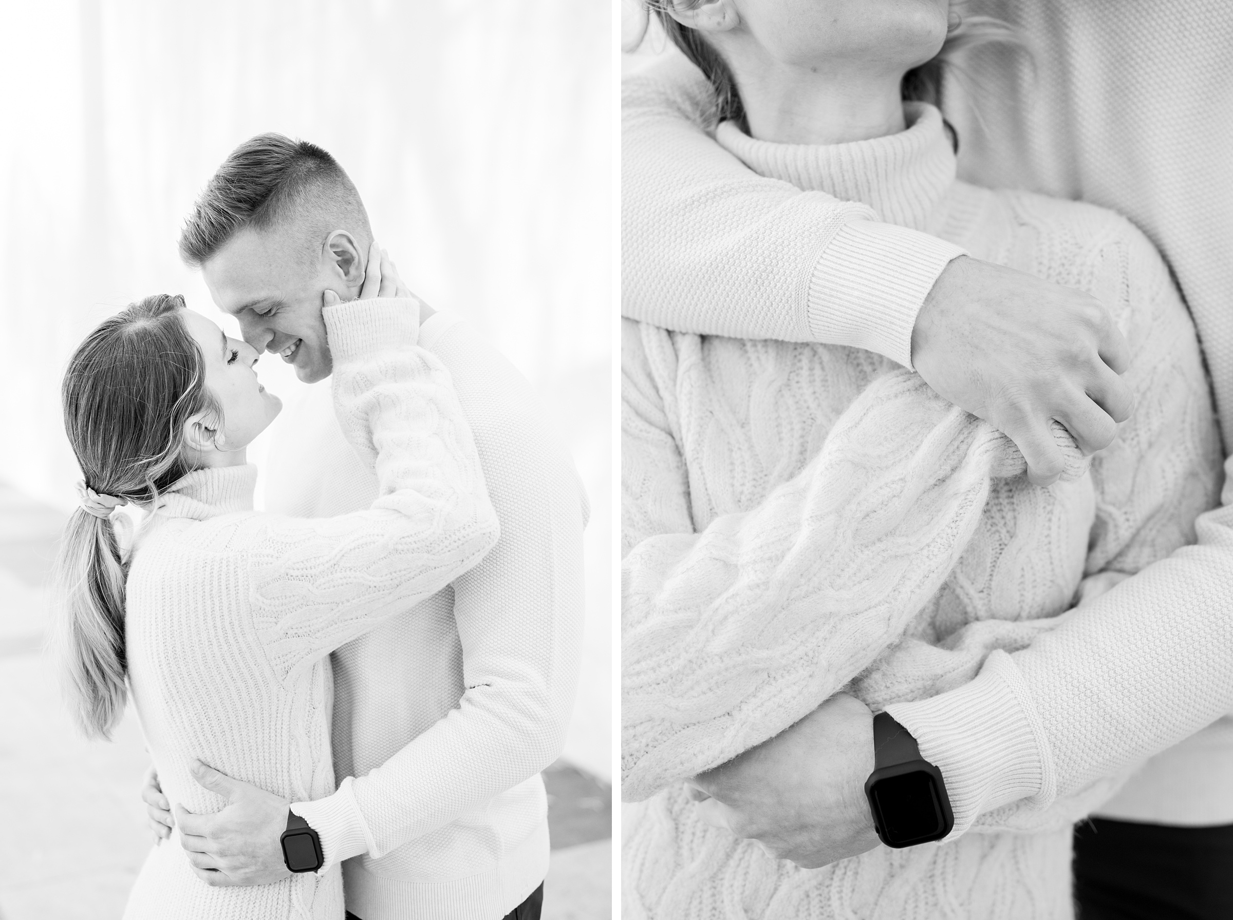 Engaged couple at the Kennedy Center for their summer engagement session Washington, D.C. photographed by Baltimore Wedding Photographer Cait Kramer Photography
