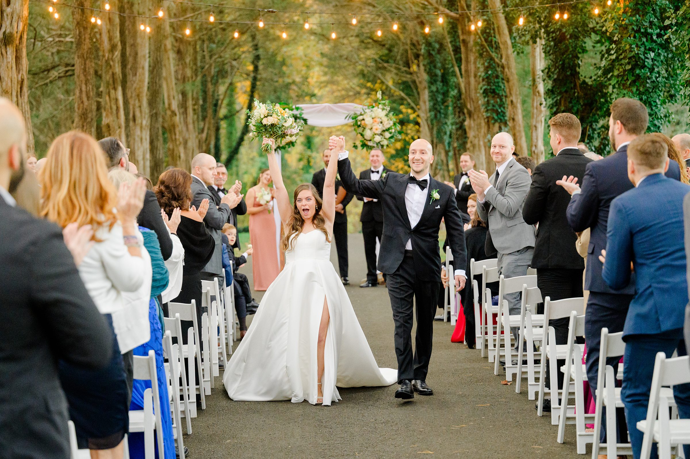 Wedding Ceremony at Poplar Springs Manor in Warrenton, Virginia photographed by Baltimore Wedding Photographer Cait Kramer