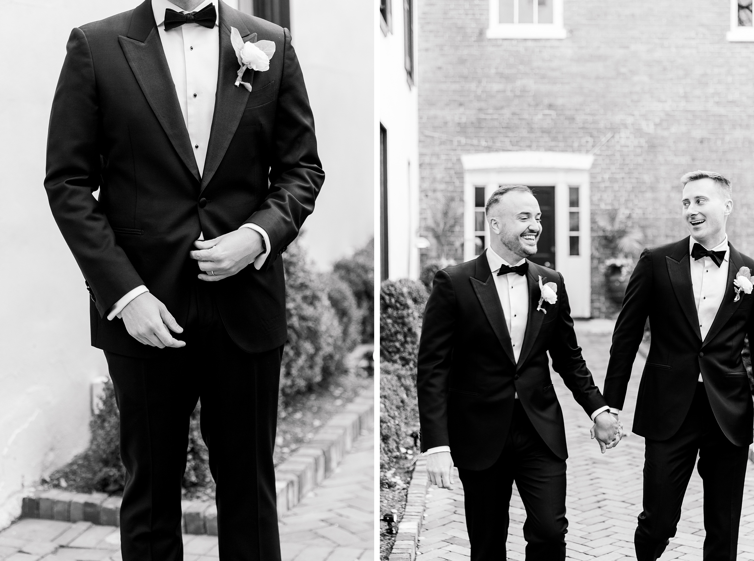 Newlywed portraits at the Decatur House in Washington, D.C. photographed by Cait Kramer Photography