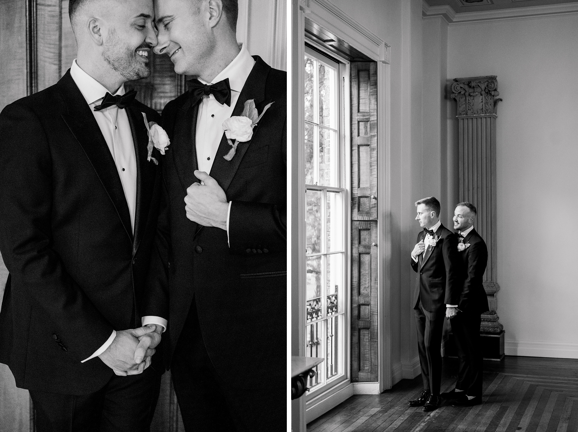 Newlywed portraits at the Decatur House in Washington, D.C. photographed by Cait Kramer Photography