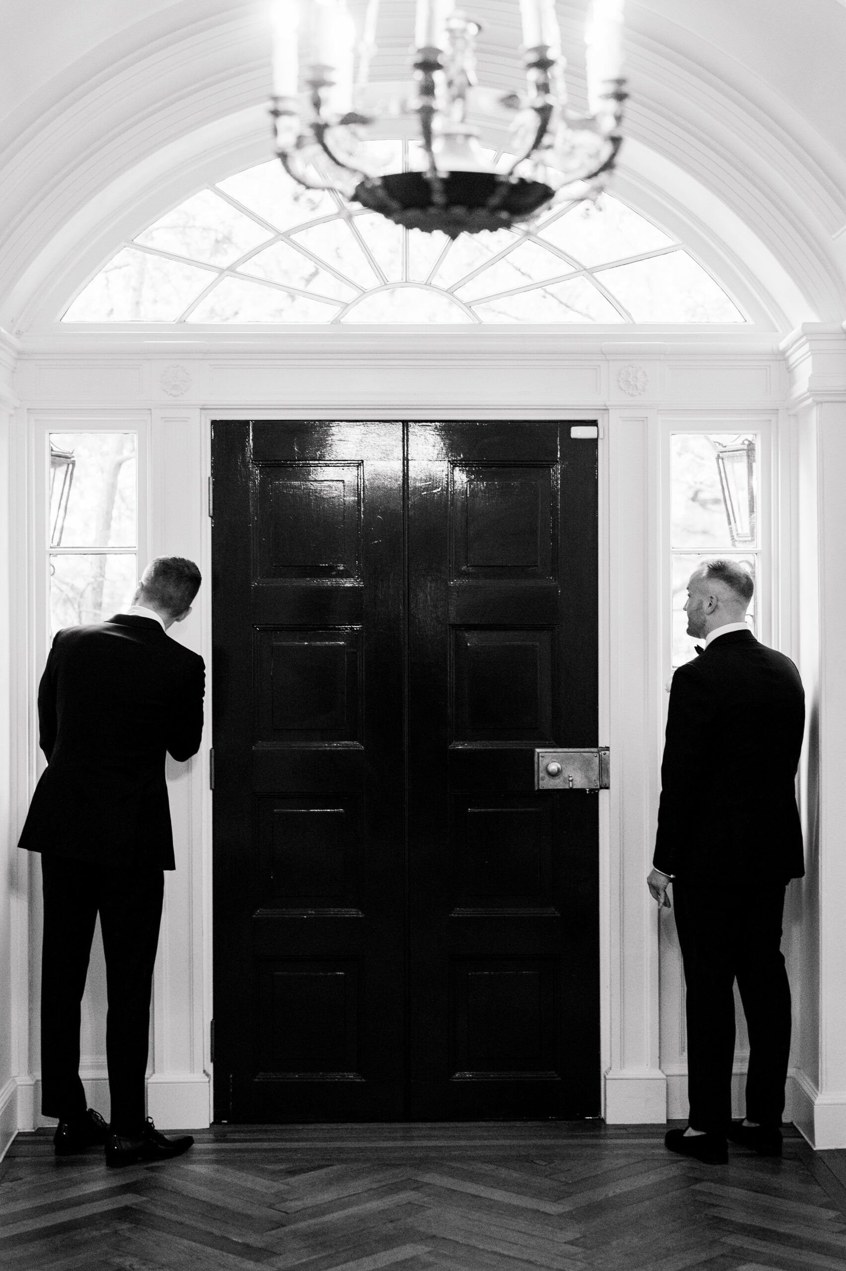 Newlywed portraits at the Decatur House in Washington, D.C. photographed by Cait Kramer Photography