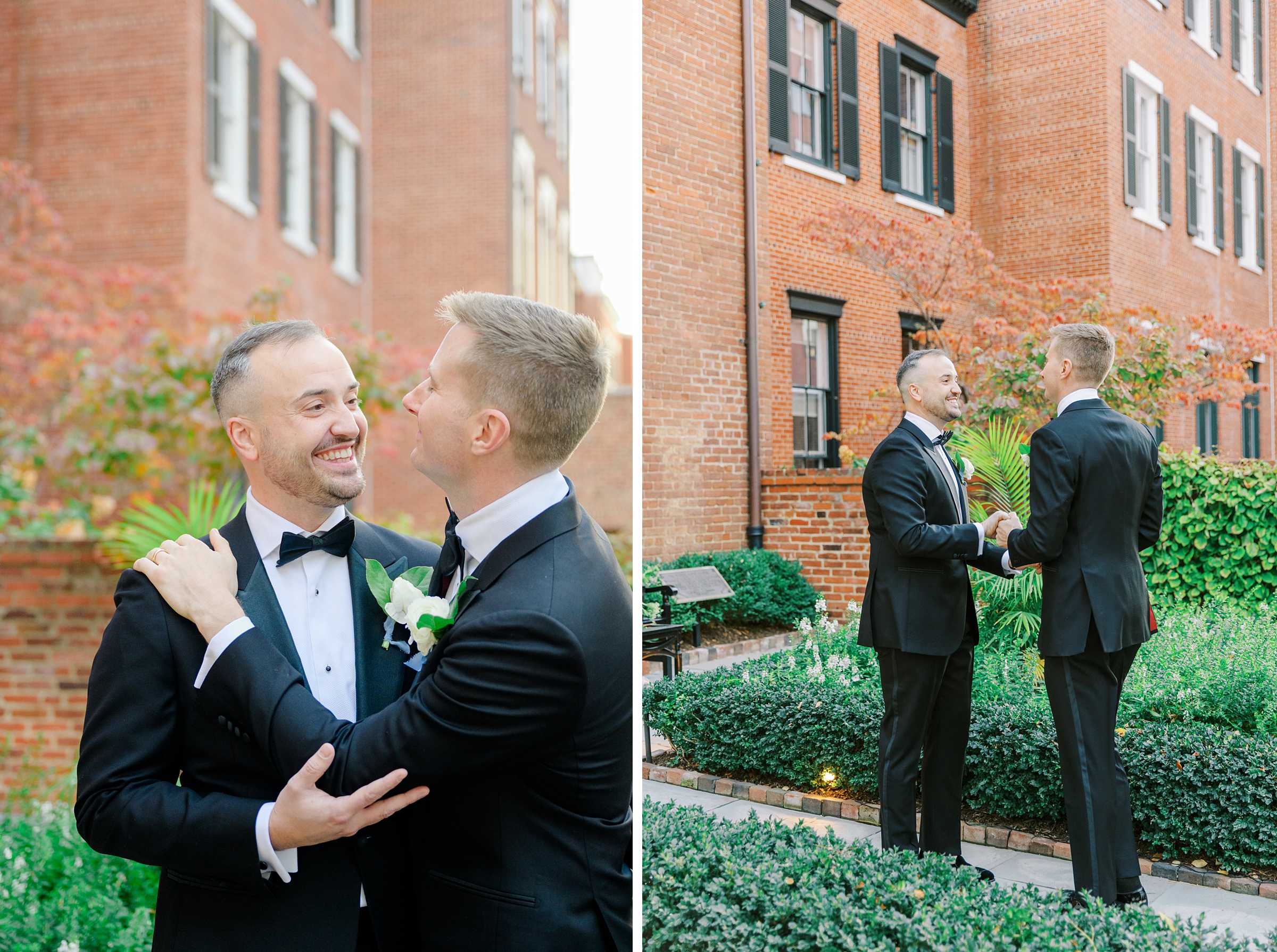 Newlywed portraits at the Decatur House in Washington, D.C. photographed by Cait Kramer Photography