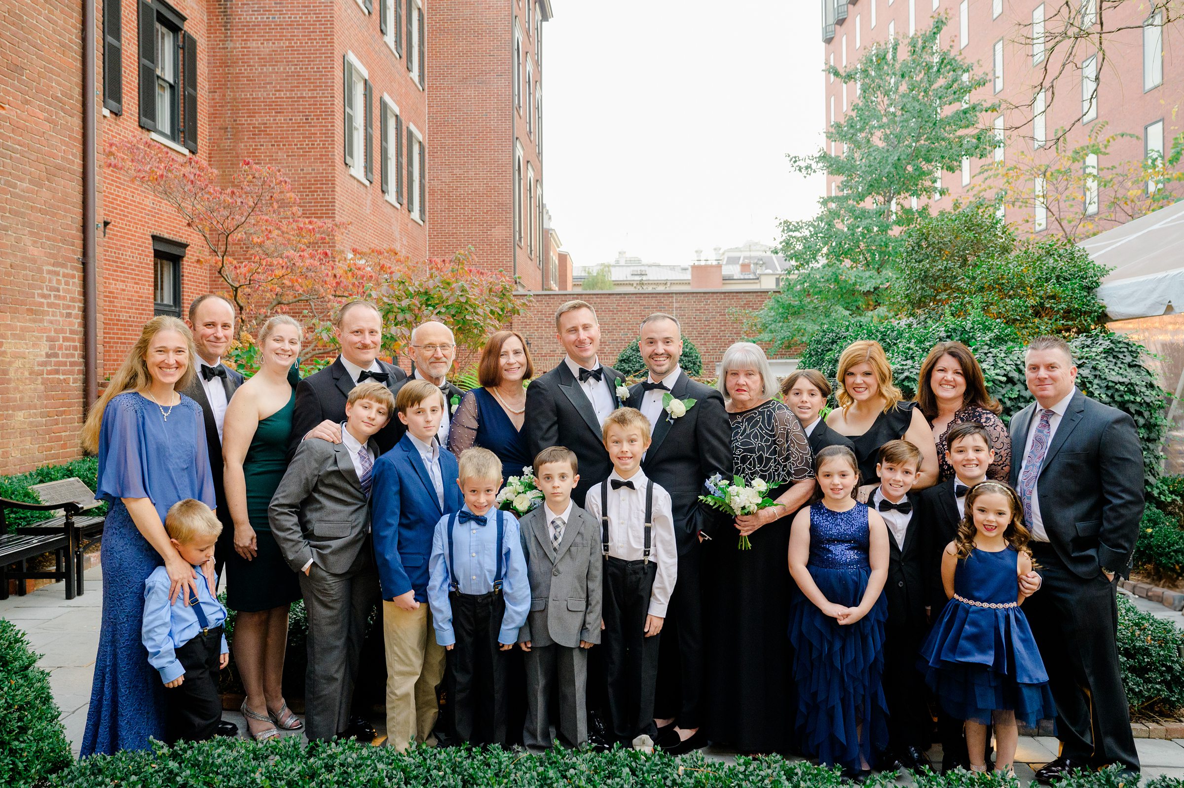 Family portraits at the Decatur House in Washington, D.C. photographed by Cait Kramer Photography