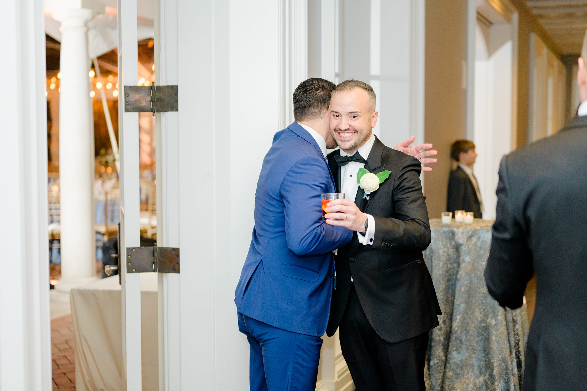 Wedding reception at the Decatur House in Washington, D.C. photographed by Cait Kramer Photography