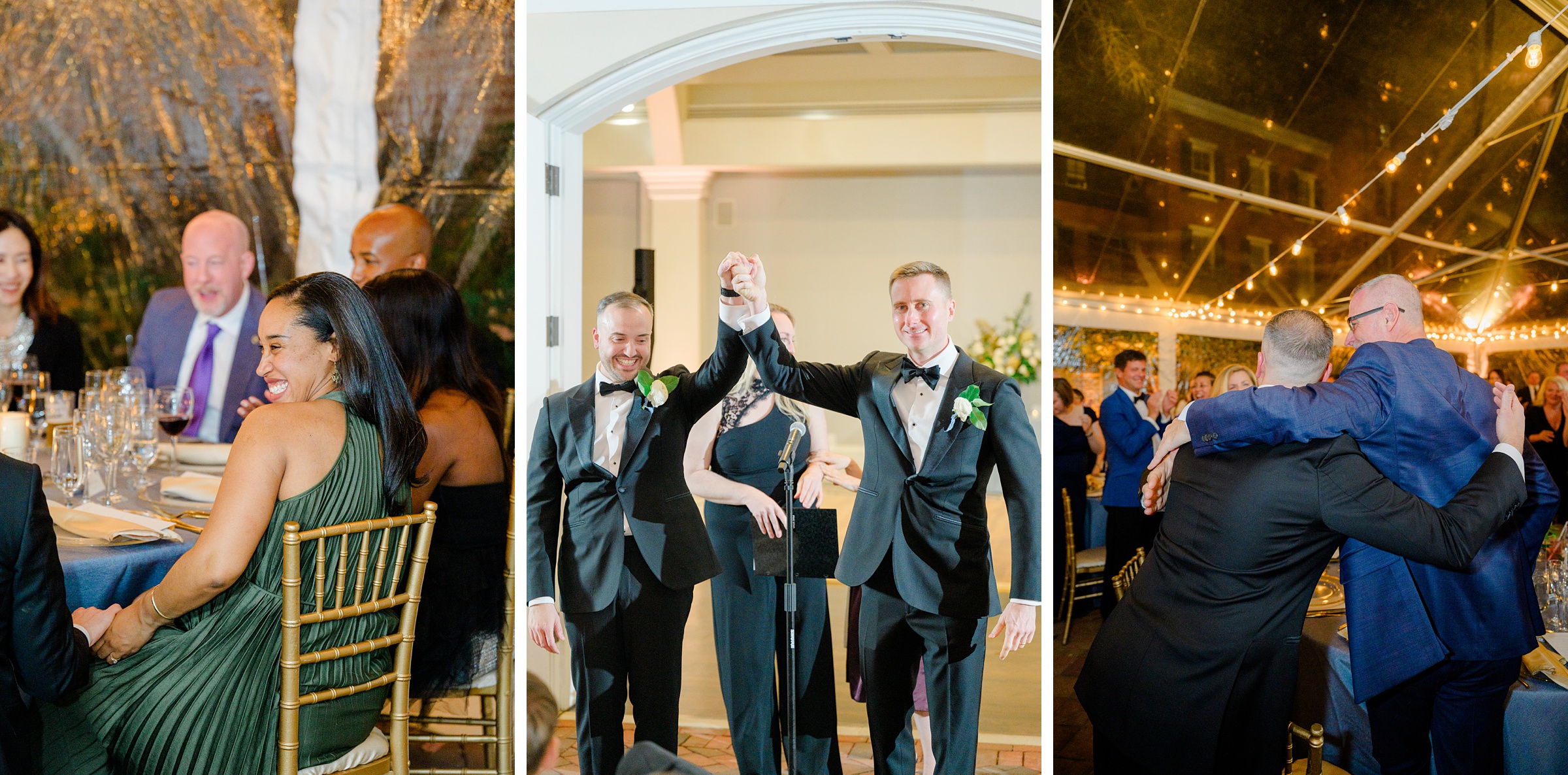 Wedding ceremony at the Decatur House in Washington, D.C. photographed by Cait Kramer Photography