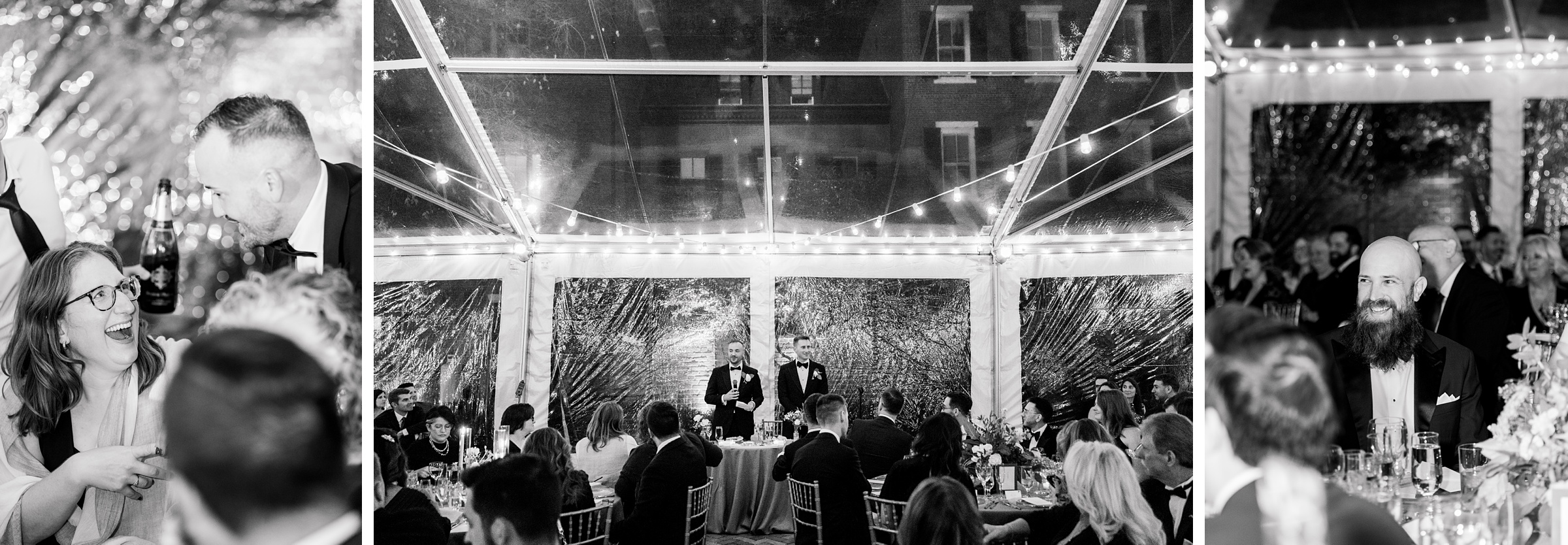 Wedding reception at the Decatur House in Washington, D.C. photographed by Cait Kramer Photography