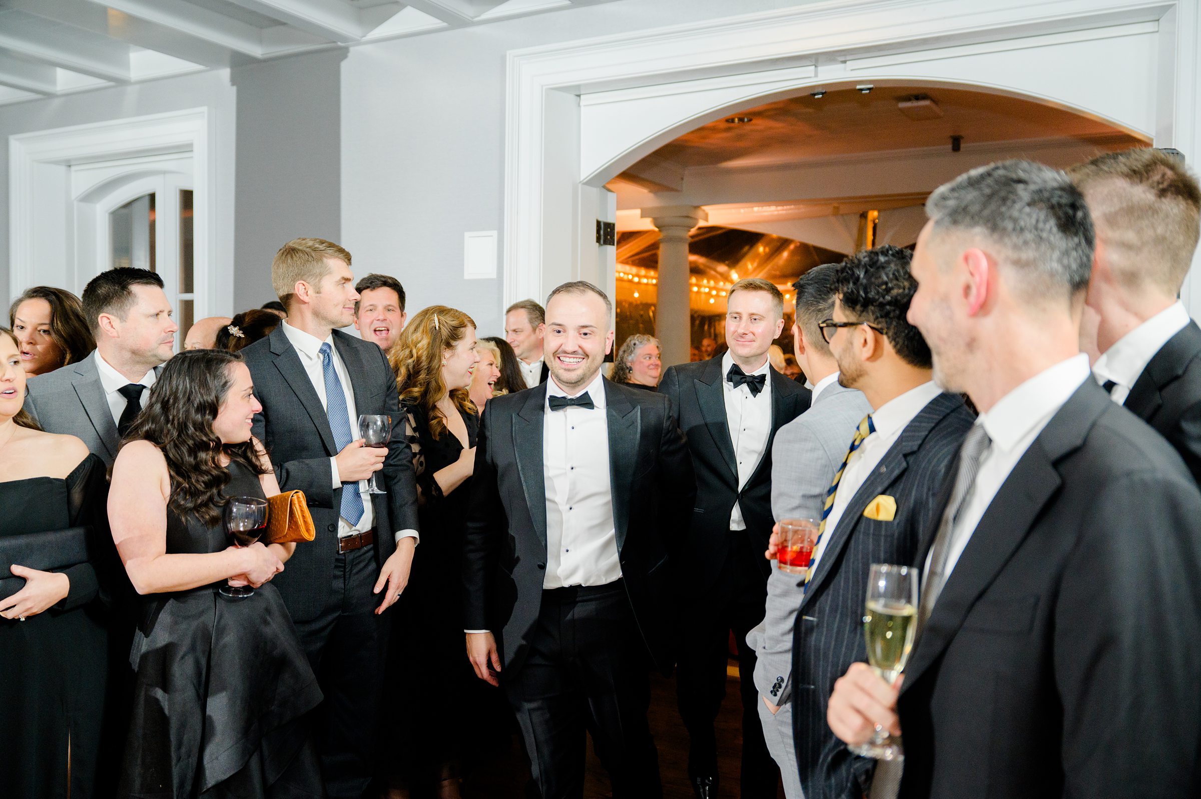 Wedding reception at the Decatur House in Washington, D.C. photographed by Cait Kramer Photography