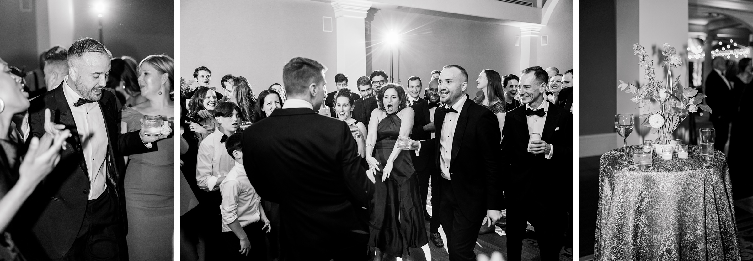 Wedding reception at the Decatur House in Washington, D.C. photographed by Cait Kramer Photography