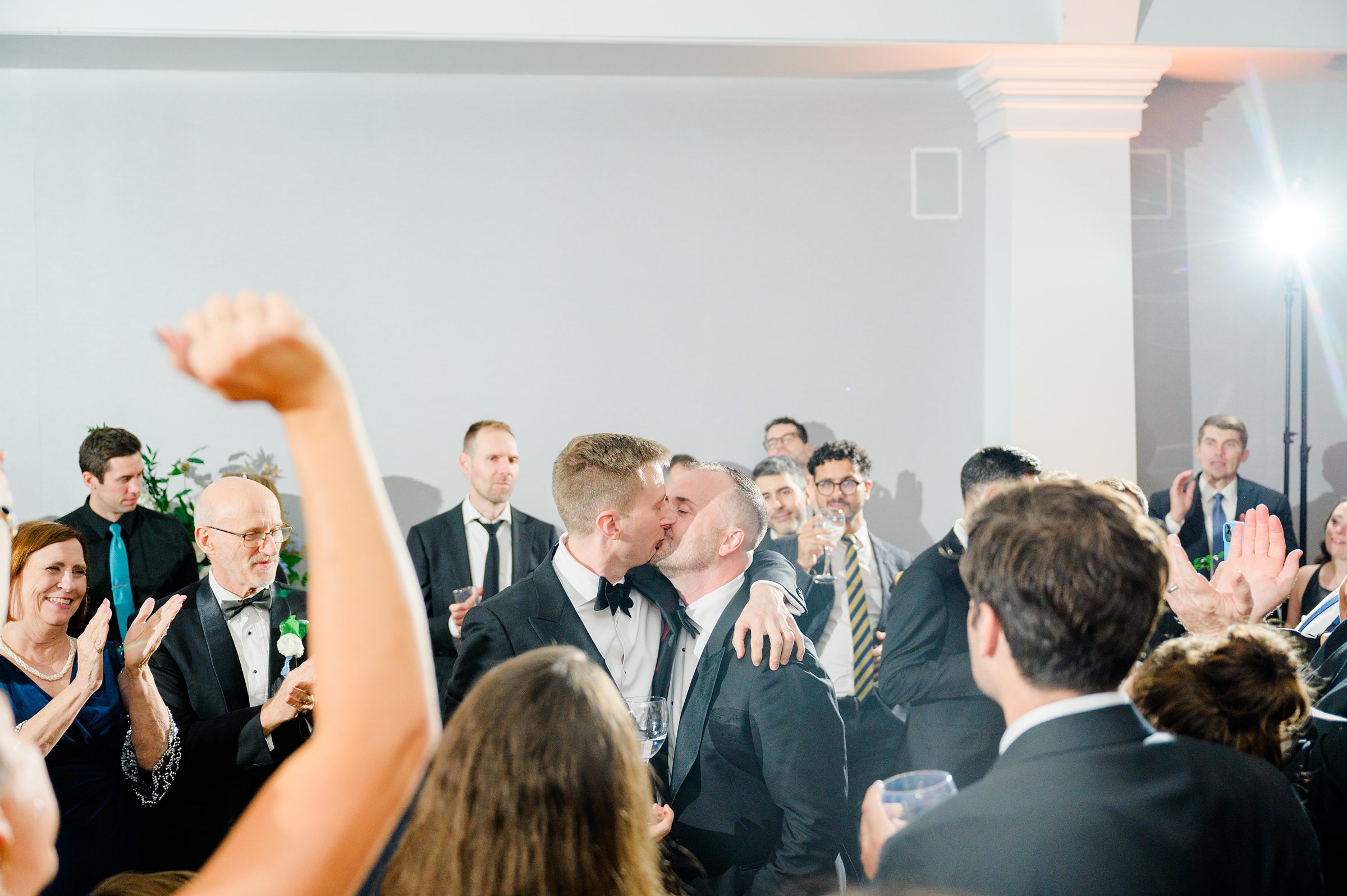 Wedding reception at the Decatur House in Washington, D.C. photographed by Cait Kramer Photography