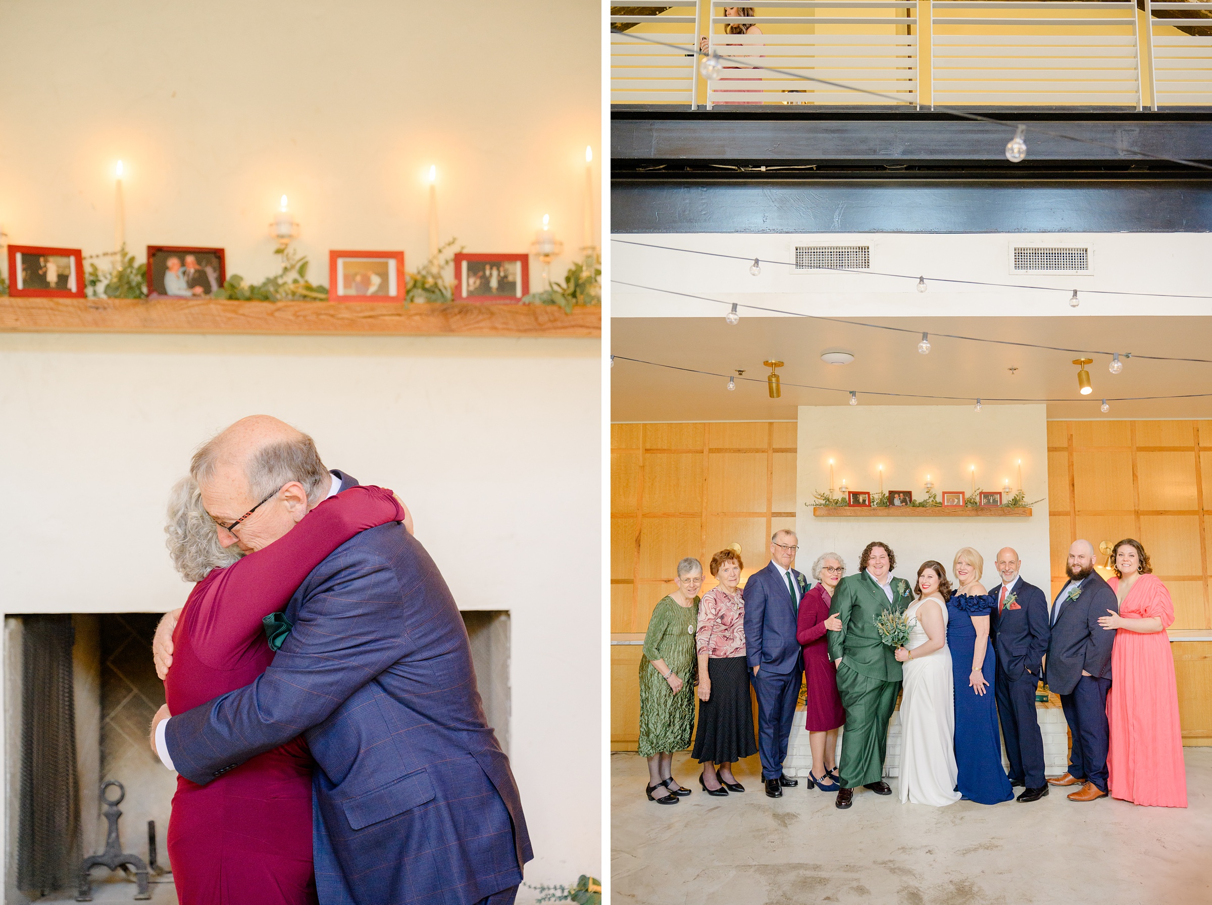 Family portraits at Woodberry Kitchen wedding photographed by Baltimore Wedding Photographer Cait Kramer