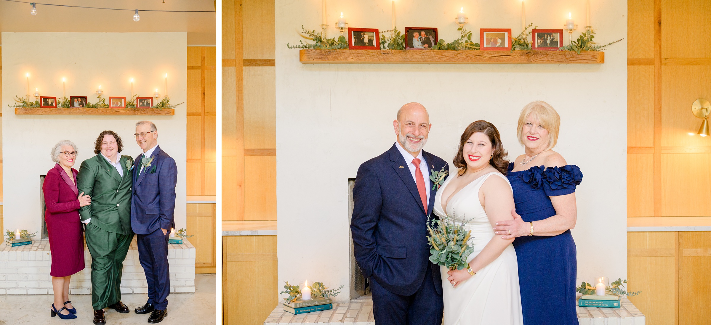 Family portraits at Woodberry Kitchen wedding photographed by Baltimore Wedding Photographer Cait Kramer