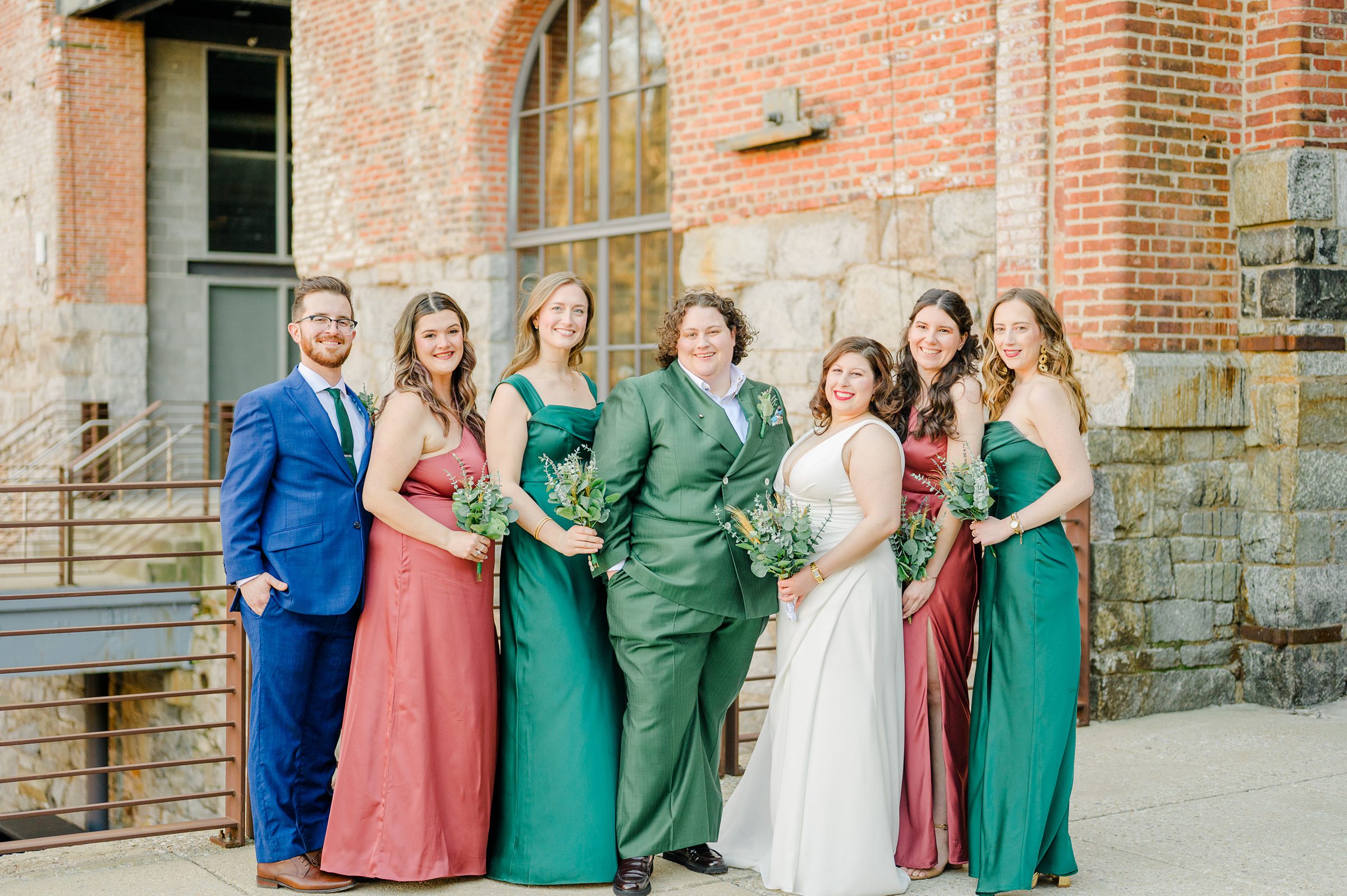 Wedding Party portraits at Woodberry Kitchen photographed by Baltimore Wedding Photographer Cait Kramer