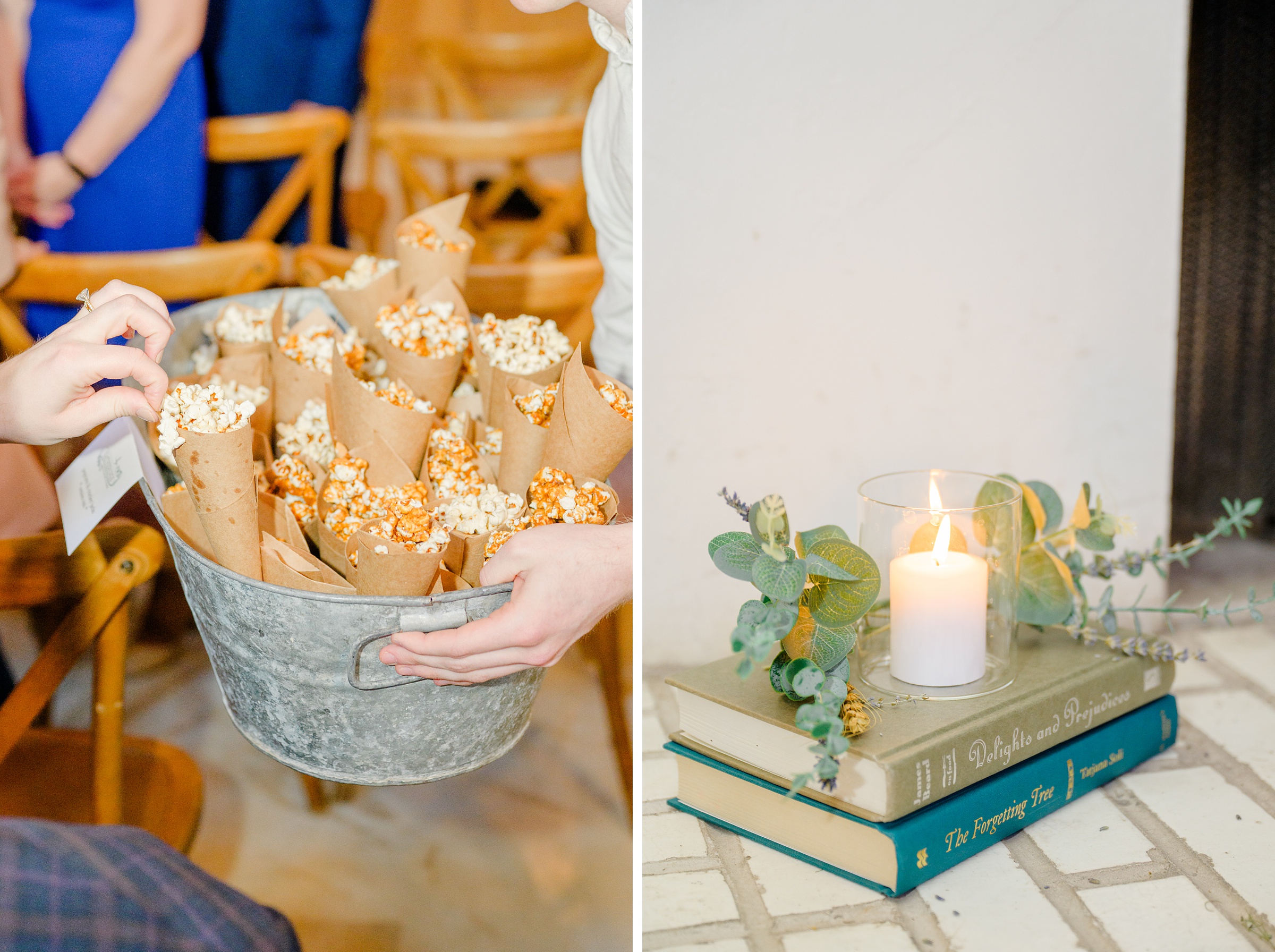 Wedding ceremony at Woodberry Kitchen photographed by Baltimore Wedding Photographer Cait Kramer