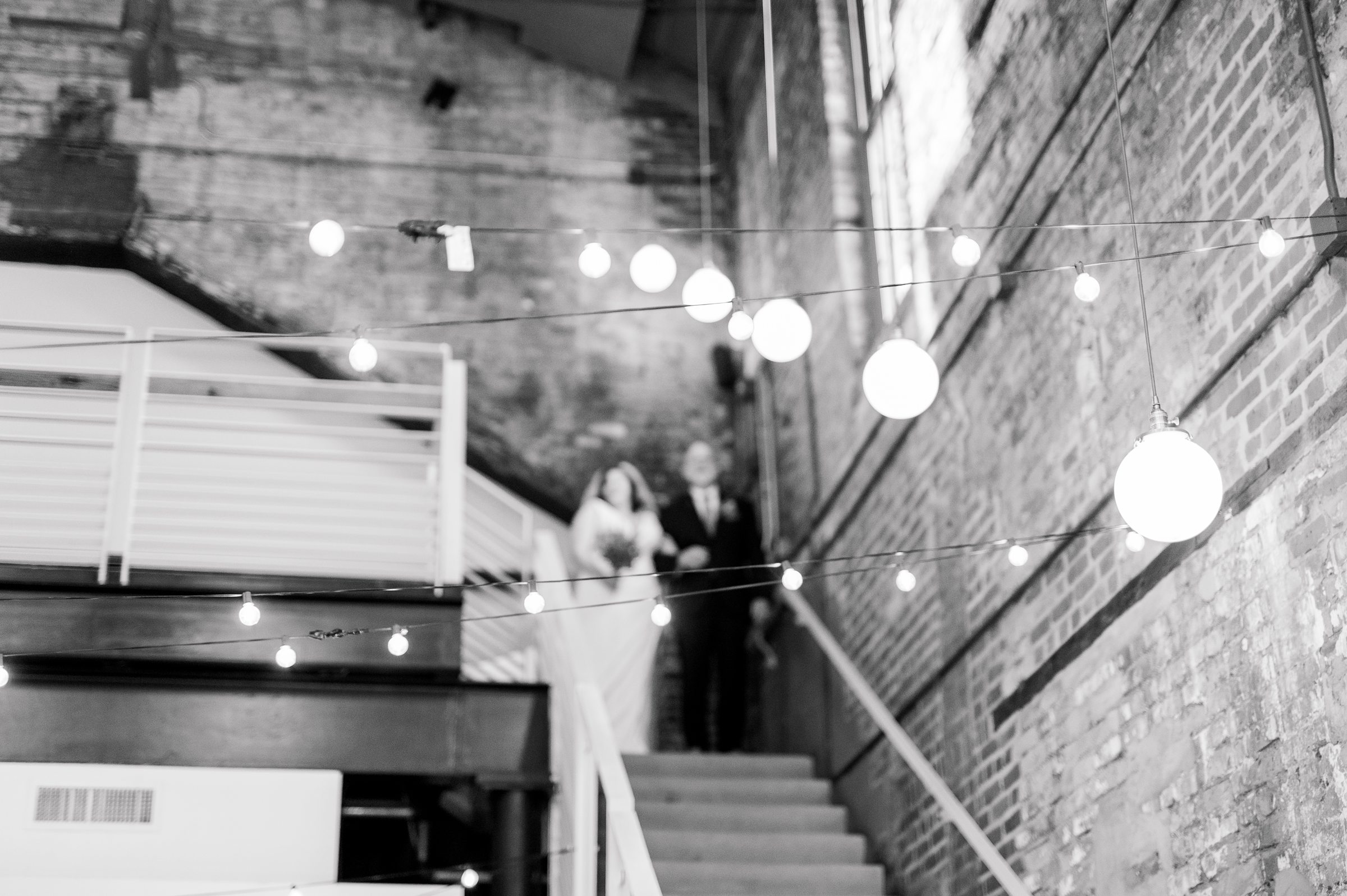 Wedding ceremony at Woodberry Kitchen photographed by Baltimore Wedding Photographer Cait Kramer