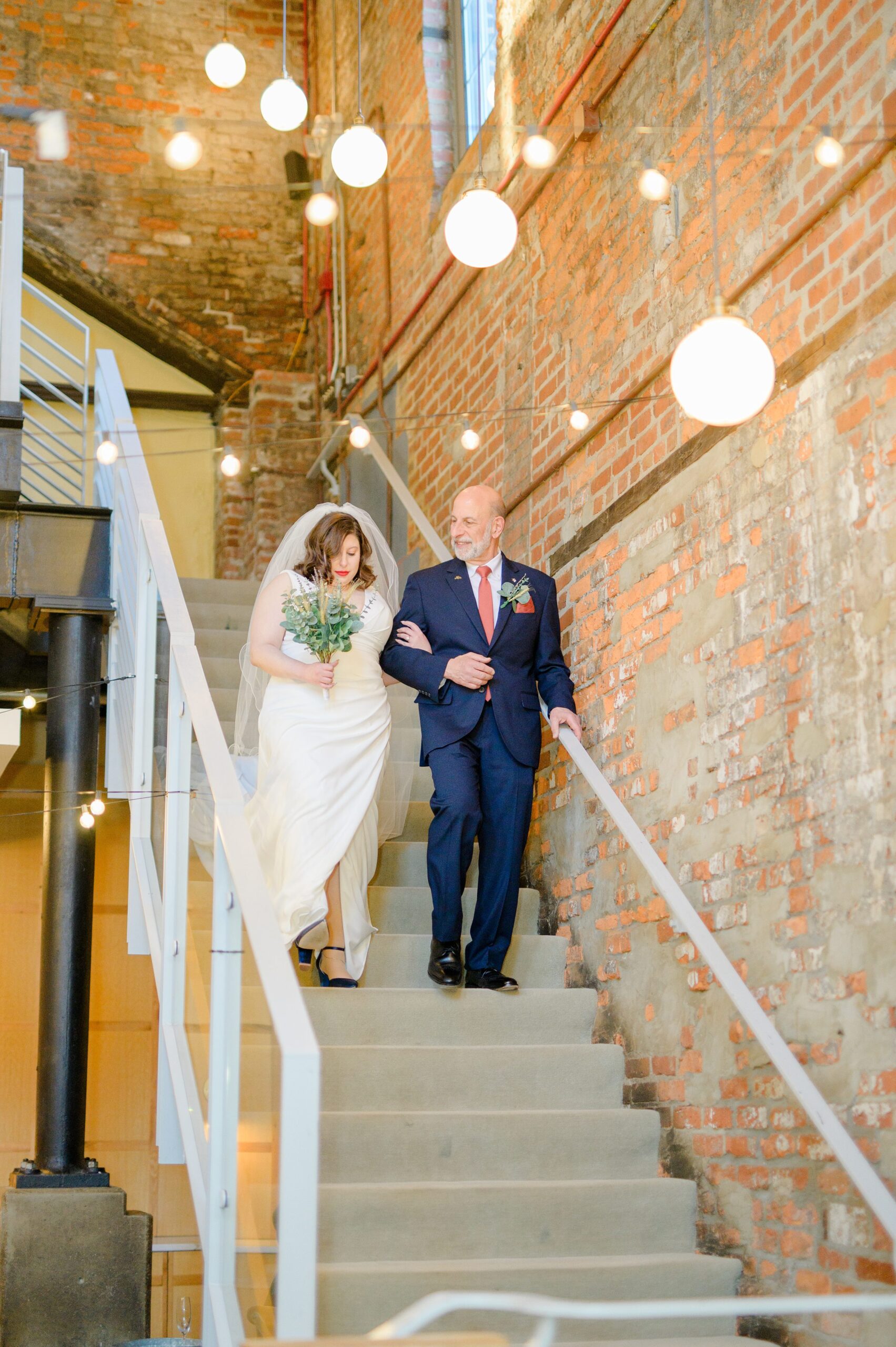 Wedding ceremony at Woodberry Kitchen photographed by Baltimore Wedding Photographer Cait Kramer