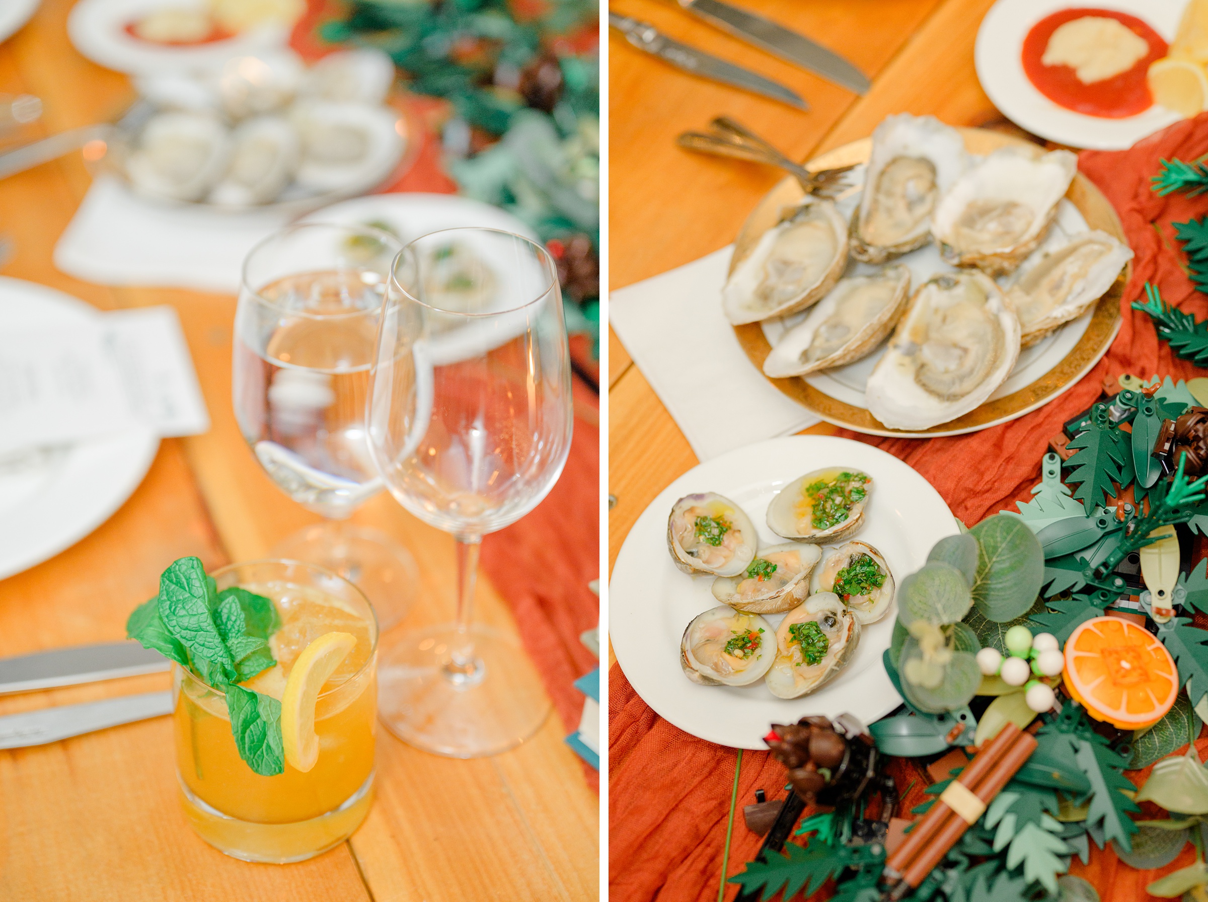 Wedding reception details at Woodberry Kitchen photographed by Baltimore Wedding Photographer Cait Kramer