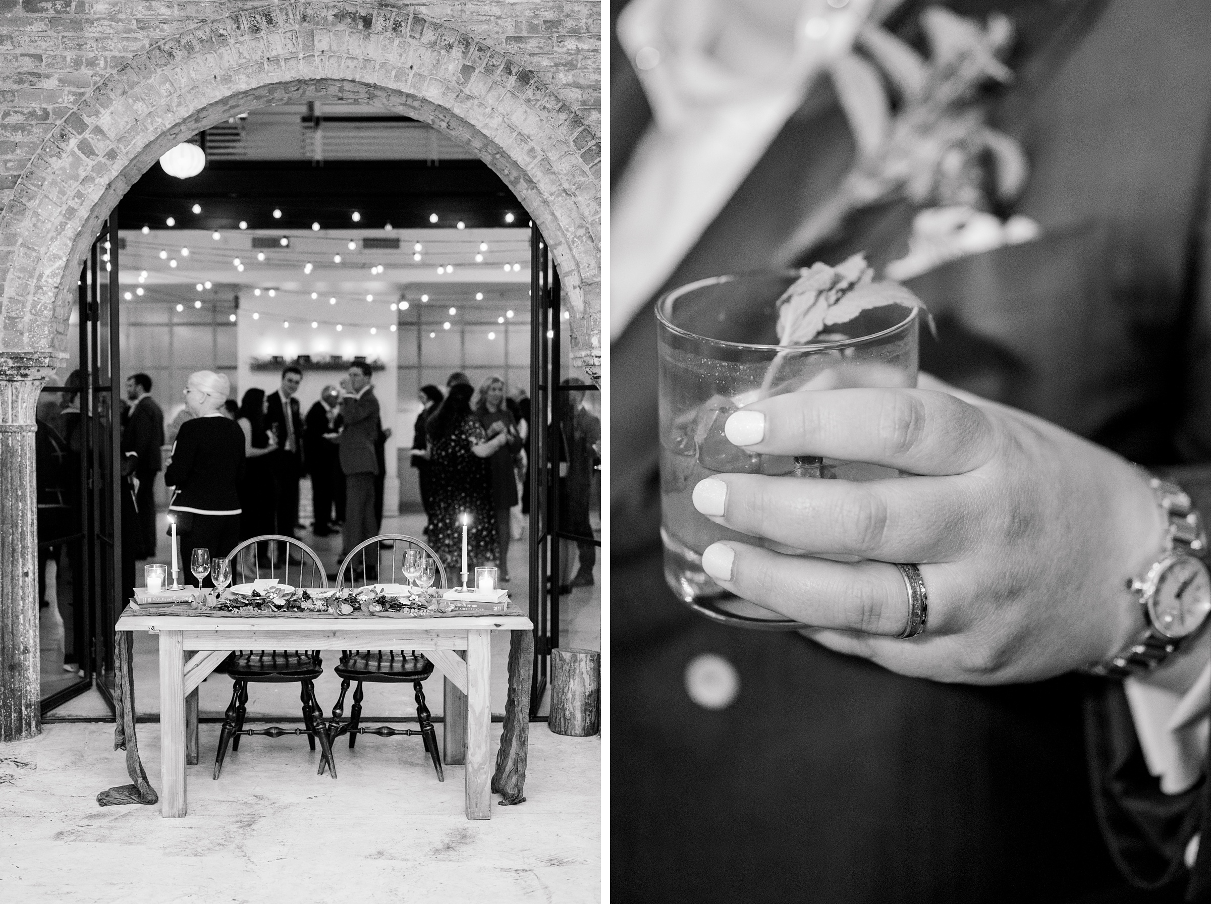 Wedding reception at Woodberry Kitchen photographed by Baltimore Wedding Photographer Cait Kramer