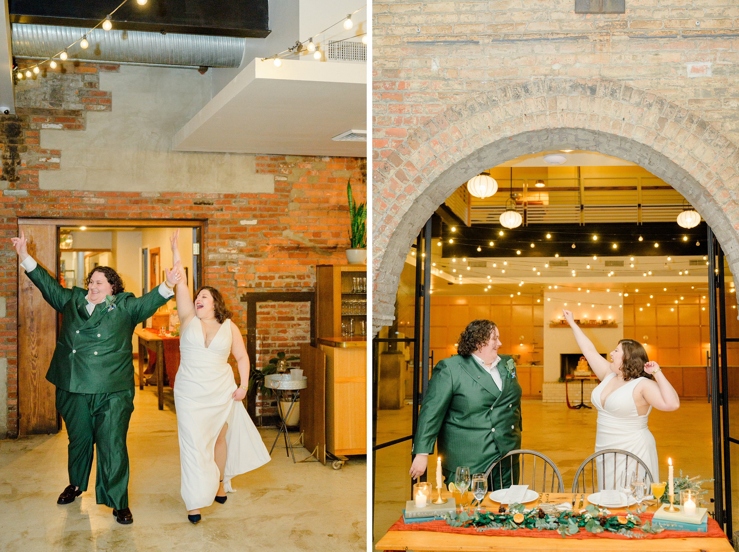 Wedding reception at Woodberry Kitchen photographed by Baltimore Wedding Photographer Cait Kramer