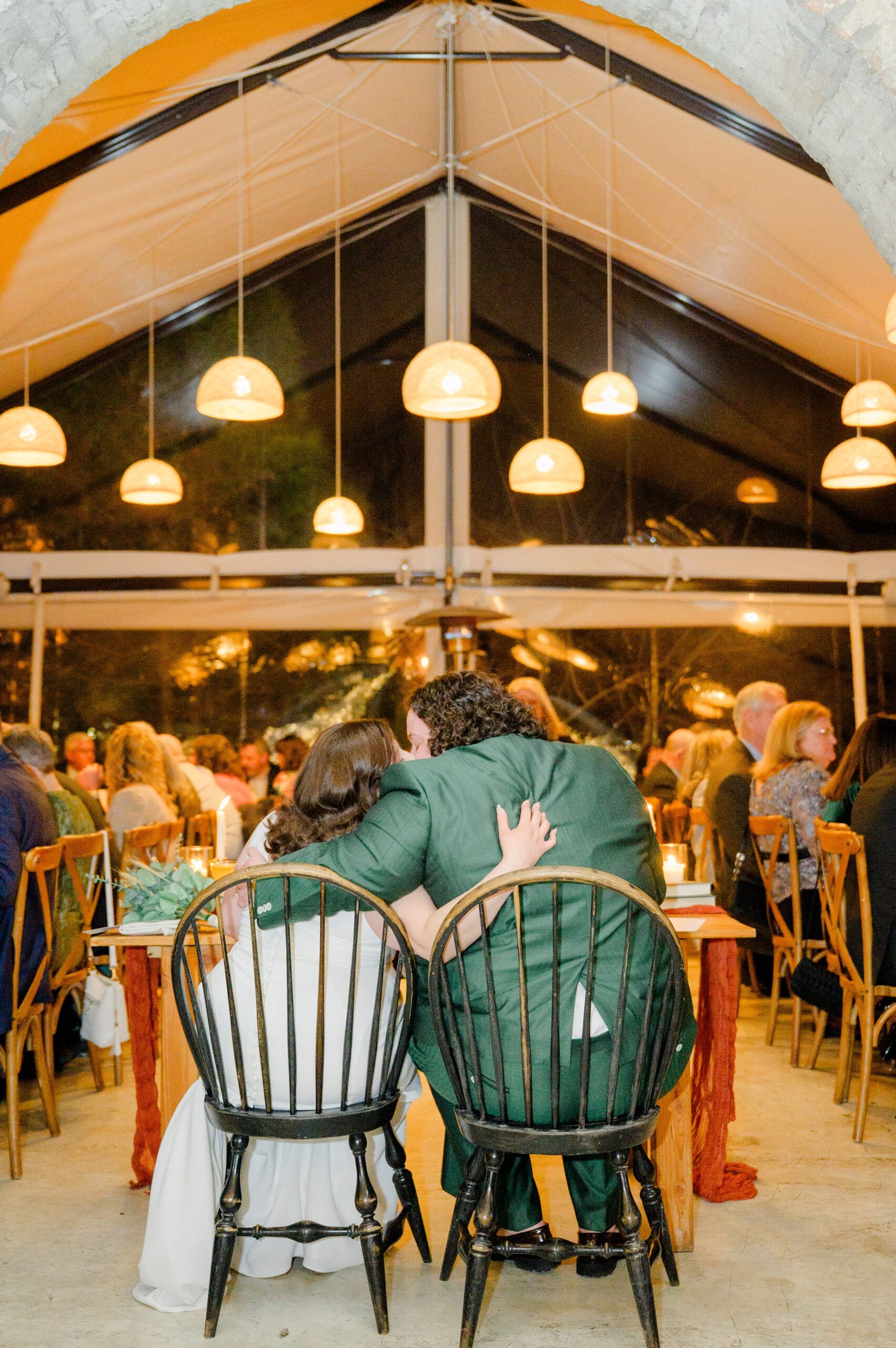 Wedding reception at Woodberry Kitchen photographed by Baltimore Wedding Photographer Cait Kramer