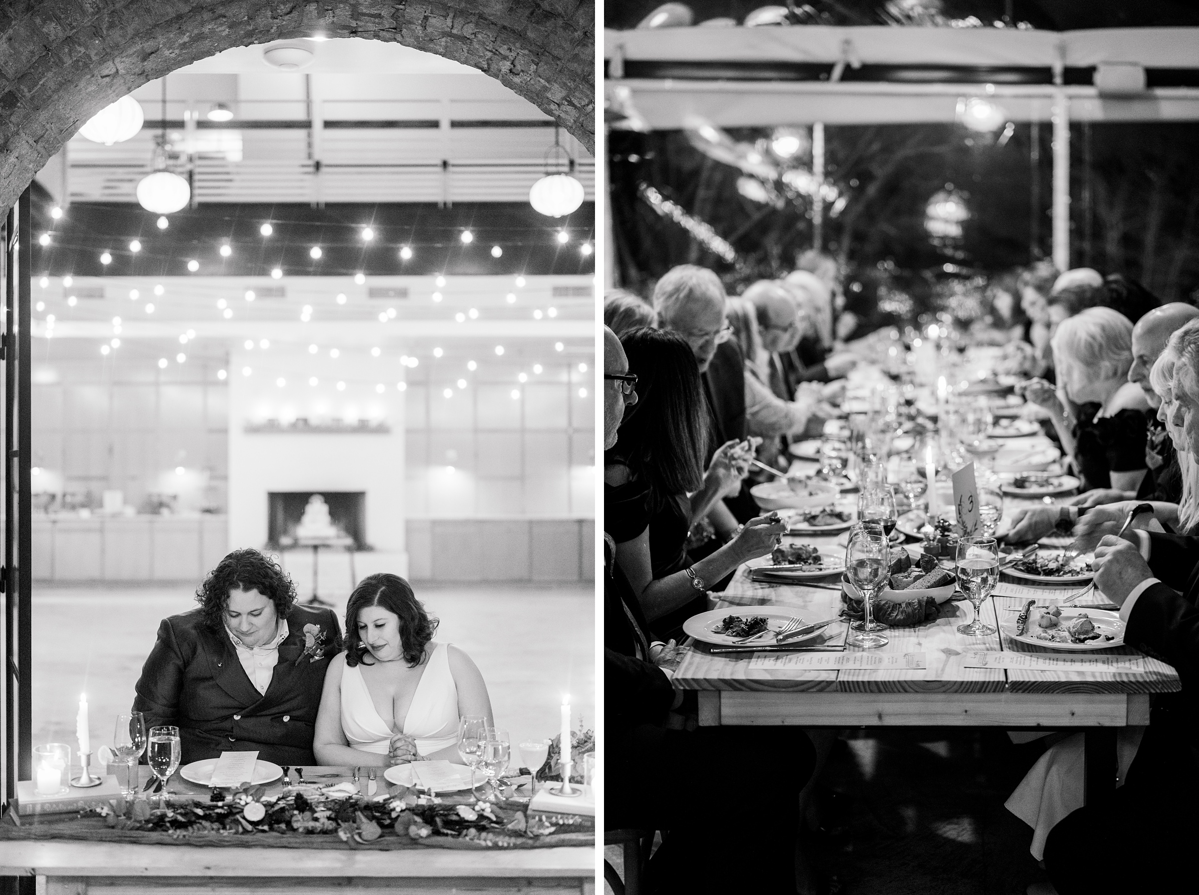 Wedding reception at Woodberry Kitchen photographed by Baltimore Wedding Photographer Cait Kramer