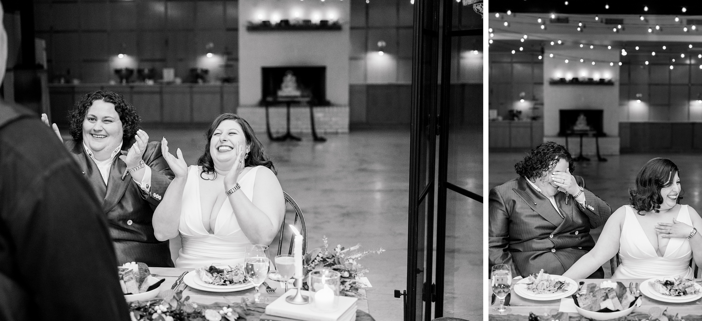 Wedding reception at Woodberry Kitchen photographed by Baltimore Wedding Photographer Cait Kramer