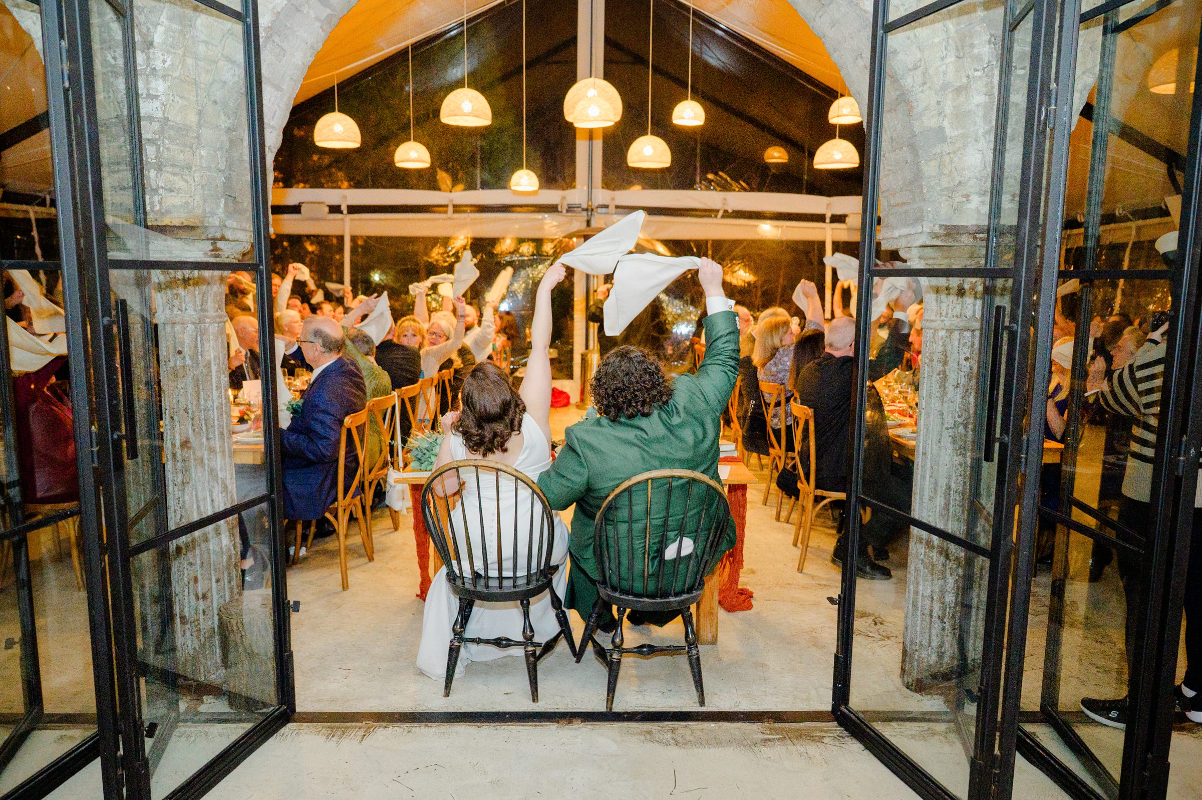 Wedding reception at Woodberry Kitchen photographed by Baltimore Wedding Photographer Cait Kramer