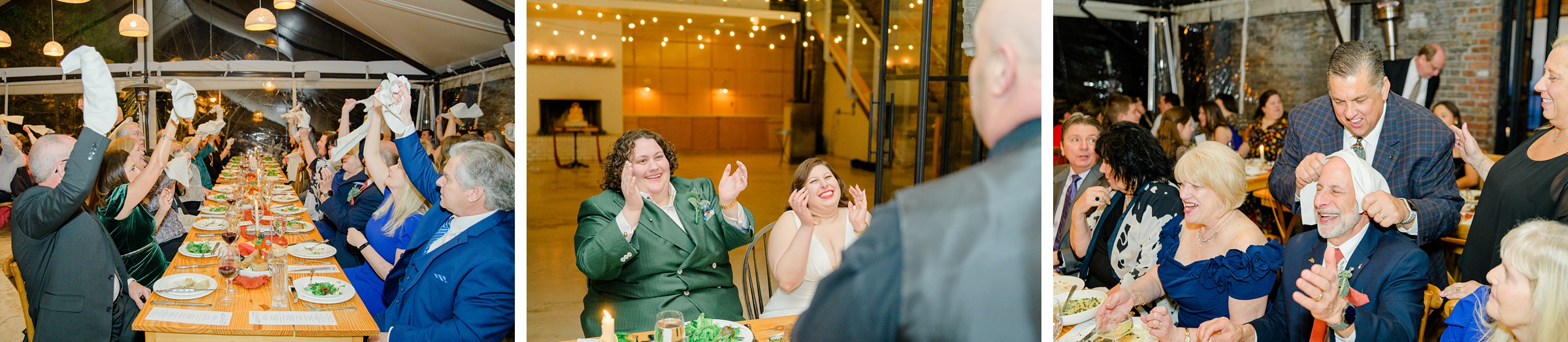 Wedding reception at Woodberry Kitchen photographed by Baltimore Wedding Photographer Cait Kramer
