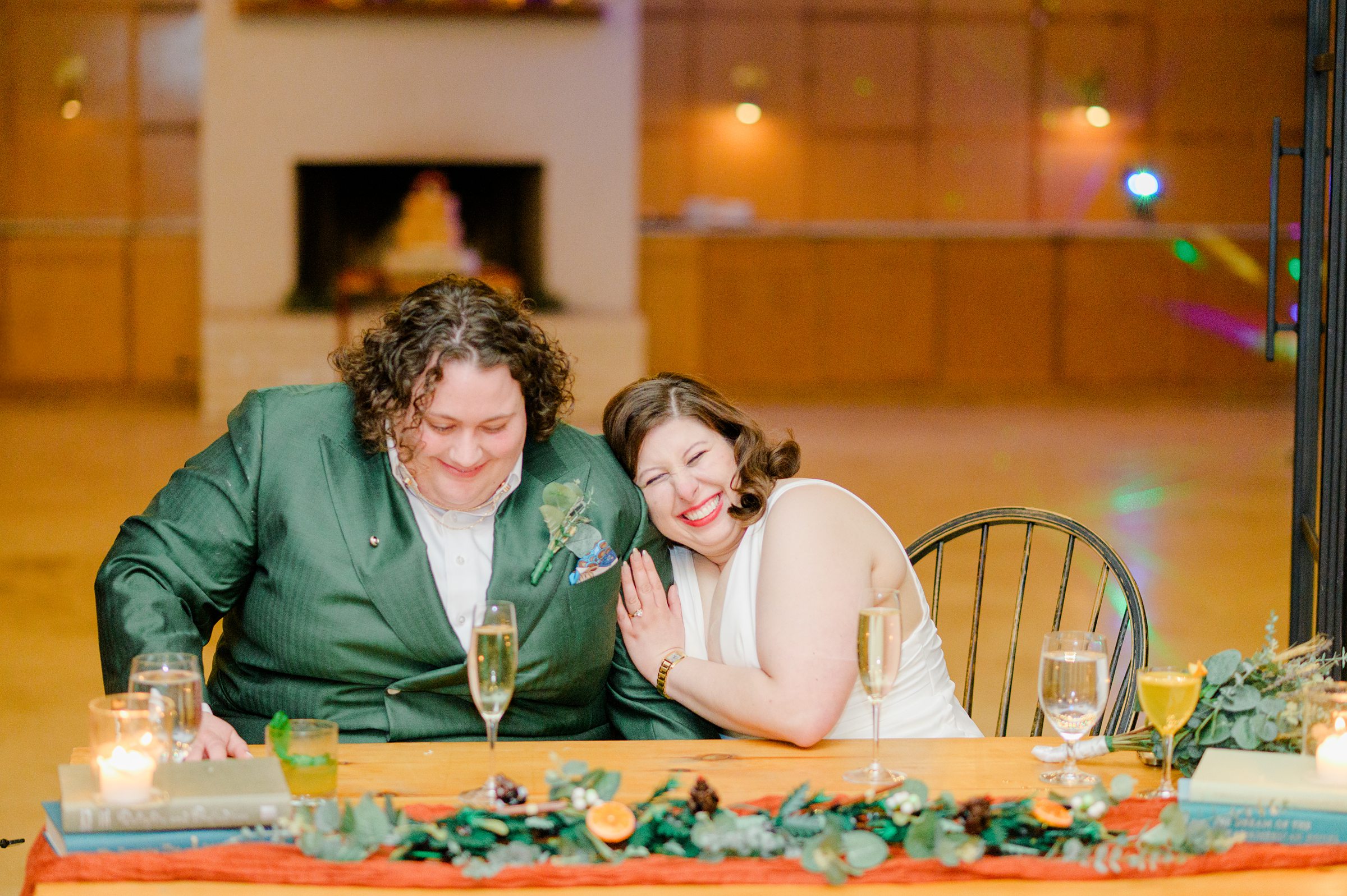 Wedding reception at Woodberry Kitchen photographed by Baltimore Wedding Photographer Cait Kramer