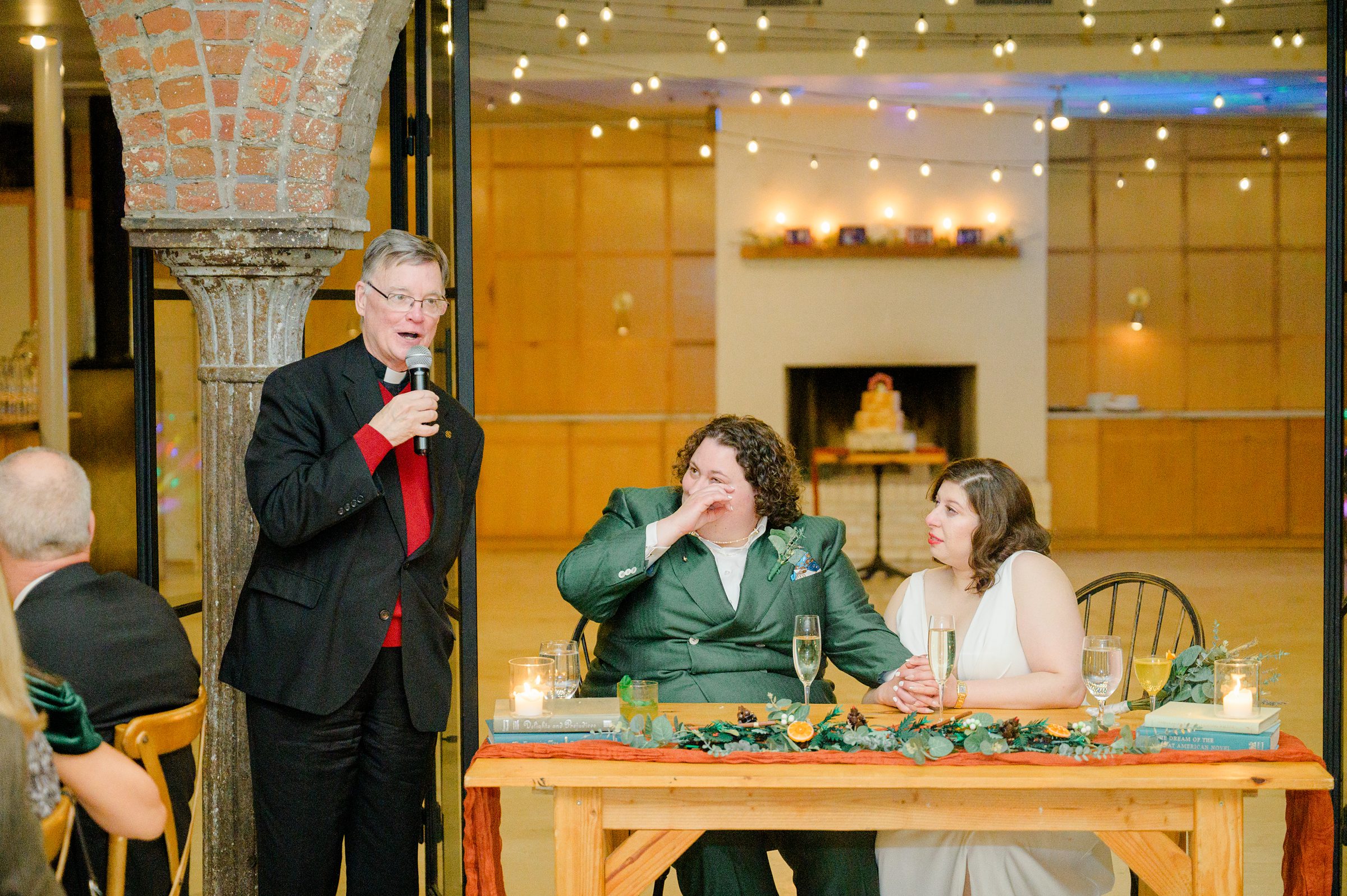 Wedding reception at Woodberry Kitchen photographed by Baltimore Wedding Photographer Cait Kramer