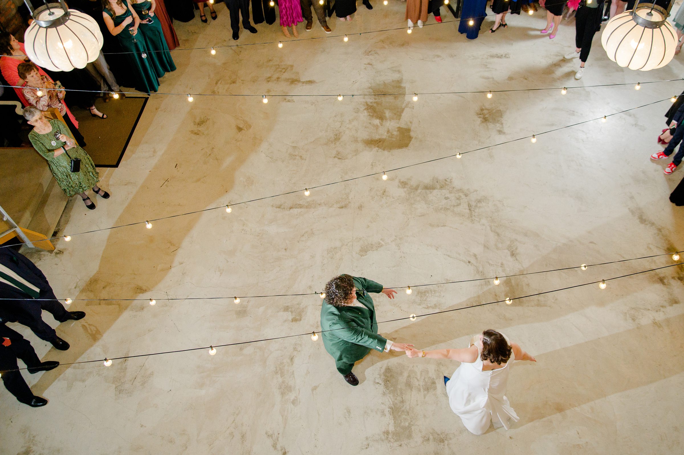 Wedding reception at Woodberry Kitchen photographed by Baltimore Wedding Photographer Cait Kramer
