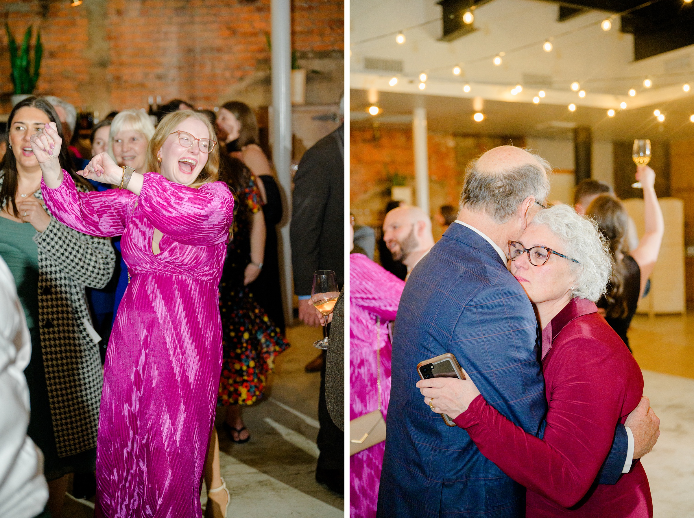 Wedding reception at Woodberry Kitchen photographed by Baltimore Wedding Photographer Cait Kramer