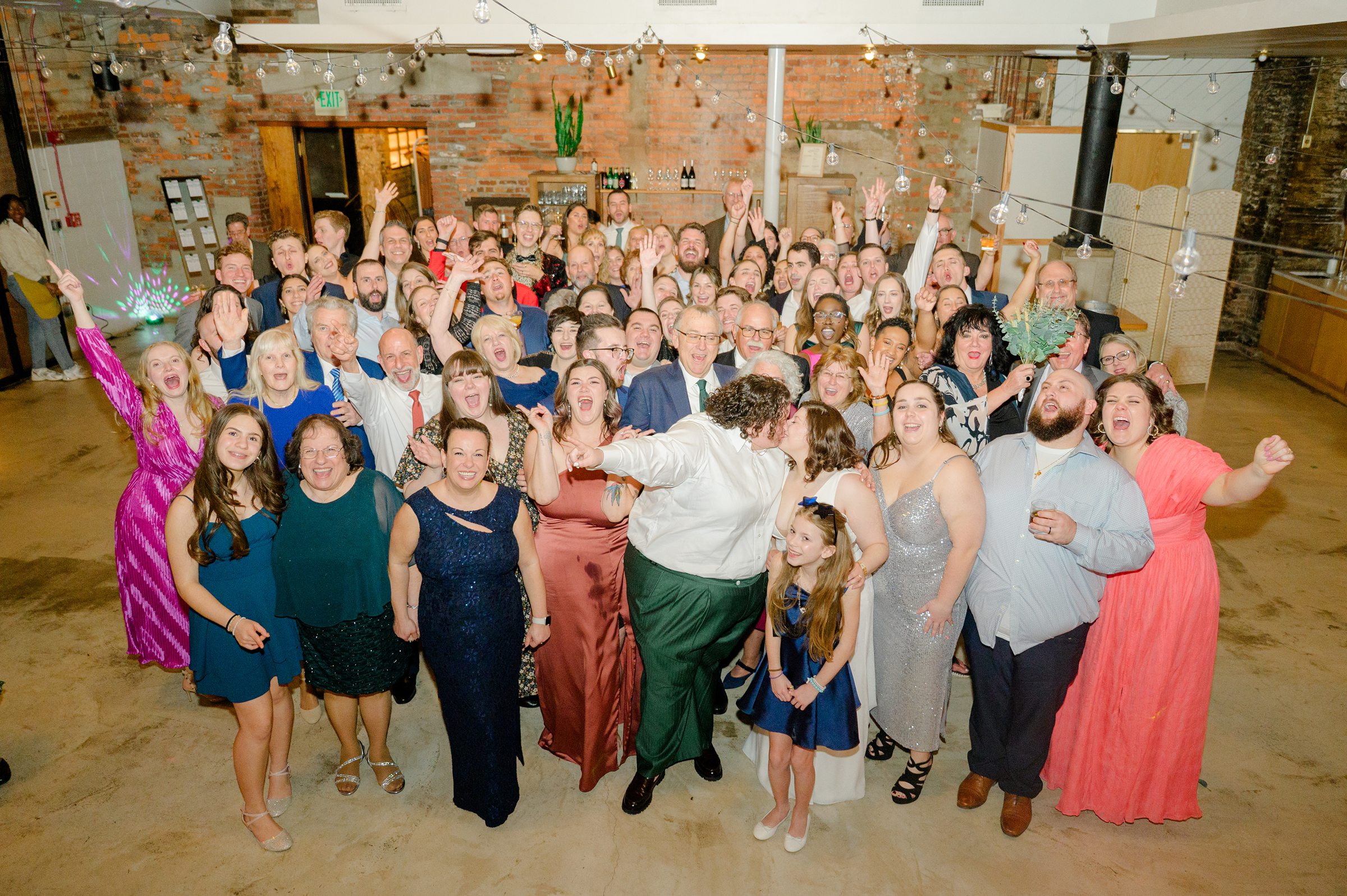 Wedding reception at Woodberry Kitchen photographed by Baltimore Wedding Photographer Cait Kramer