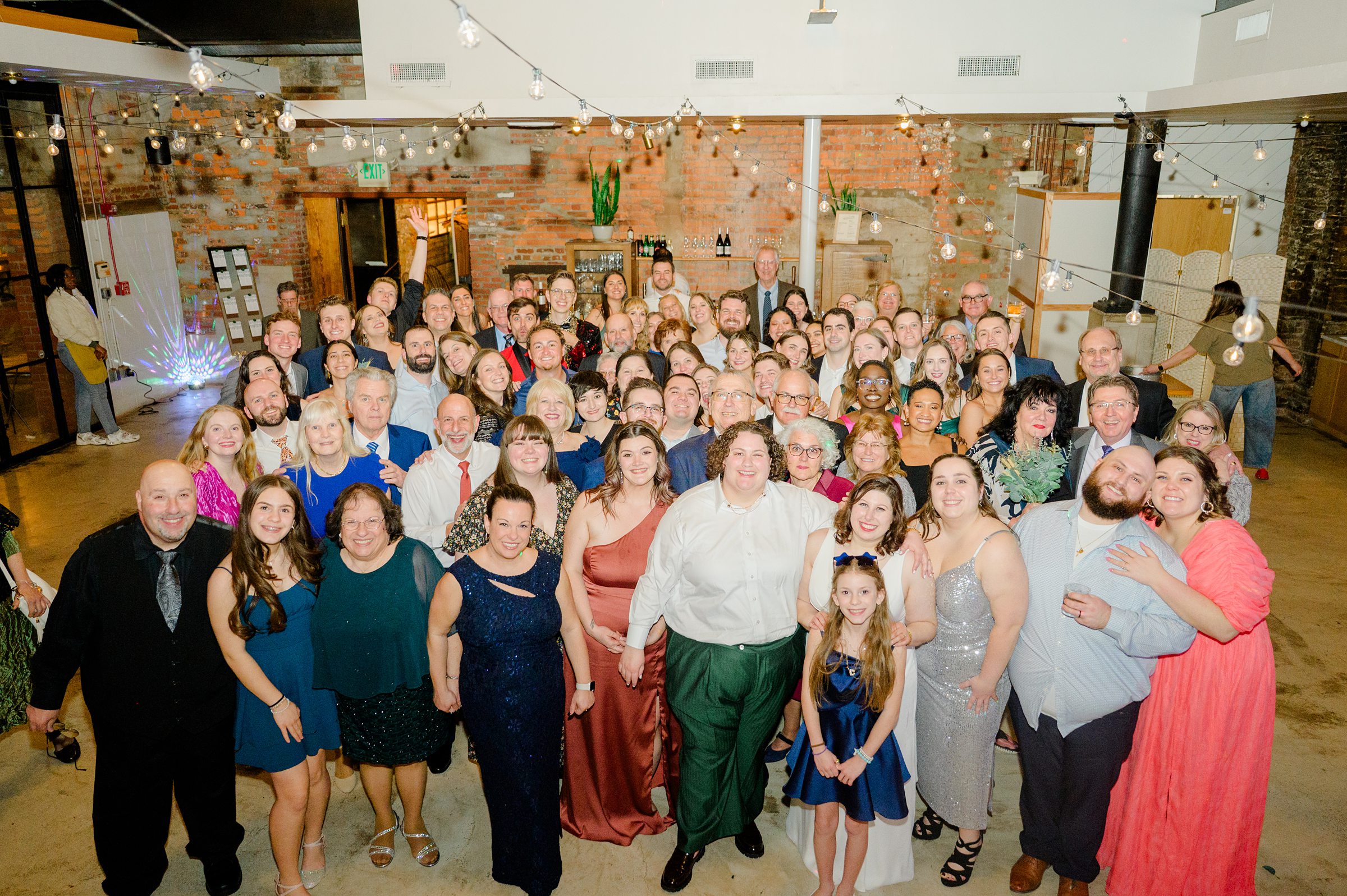 Wedding reception at Woodberry Kitchen photographed by Baltimore Wedding Photographer Cait Kramer