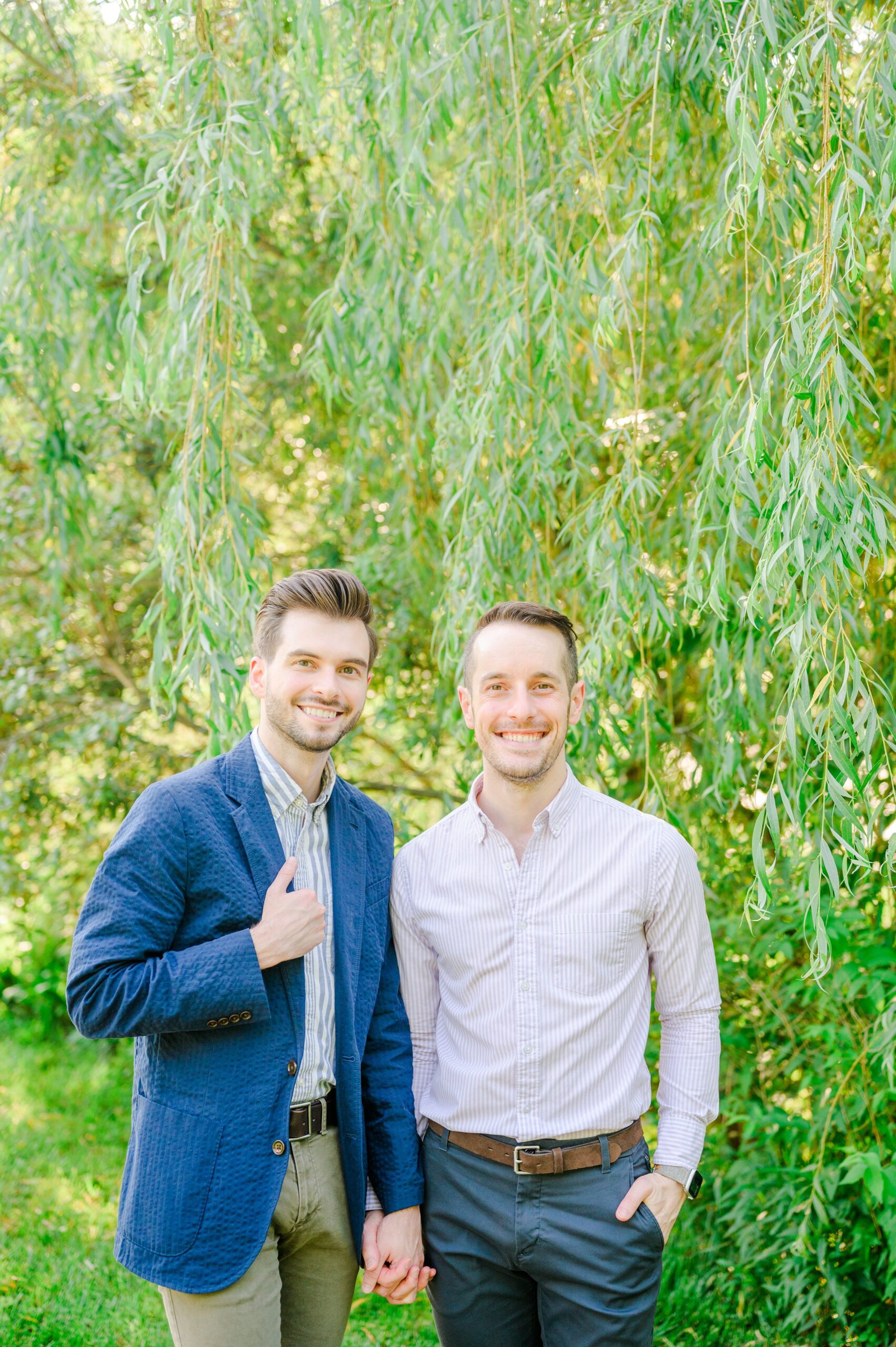 Summer Brookside Gardens Engagement Session in Wheaton, Maryland photographed by Baltimore Wedding Photographer Cait Kramer.