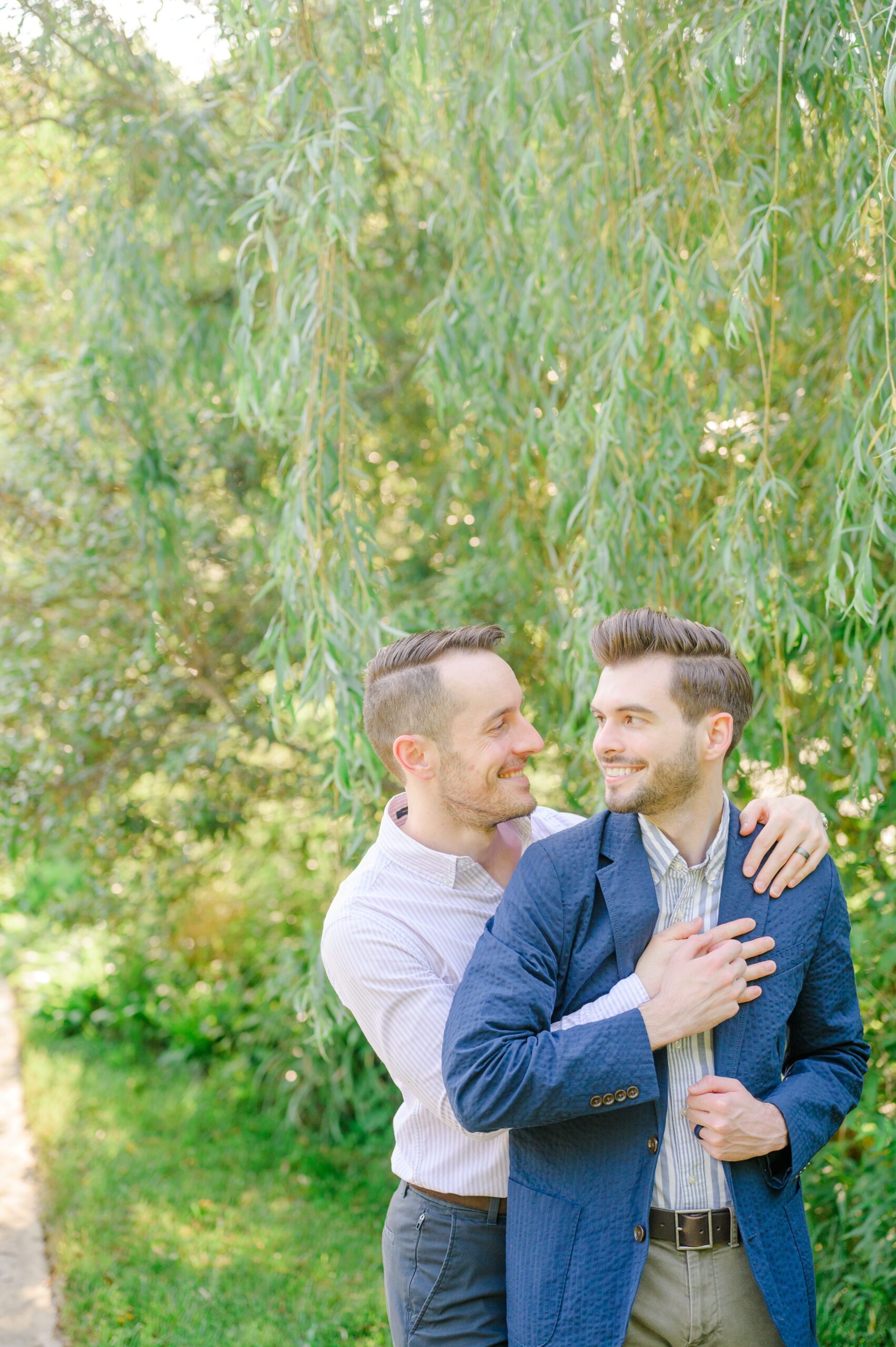 Summer Brookside Gardens Engagement Session in Wheaton, Maryland photographed by Baltimore Wedding Photographer Cait Kramer.