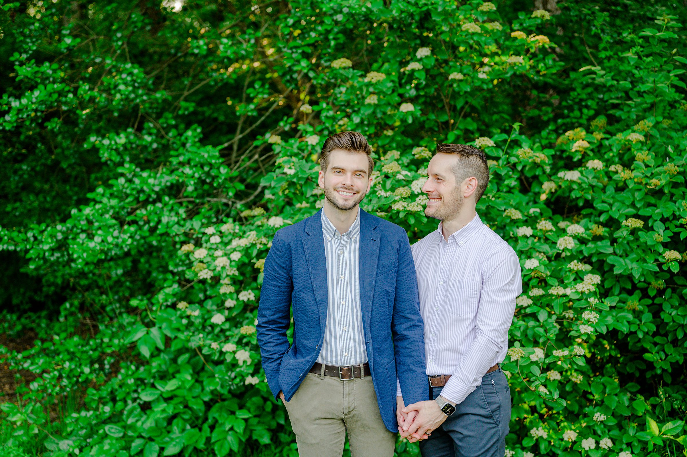 Summer Brookside Gardens Engagement Session in Wheaton, Maryland photographed by Baltimore Wedding Photographer Cait Kramer.