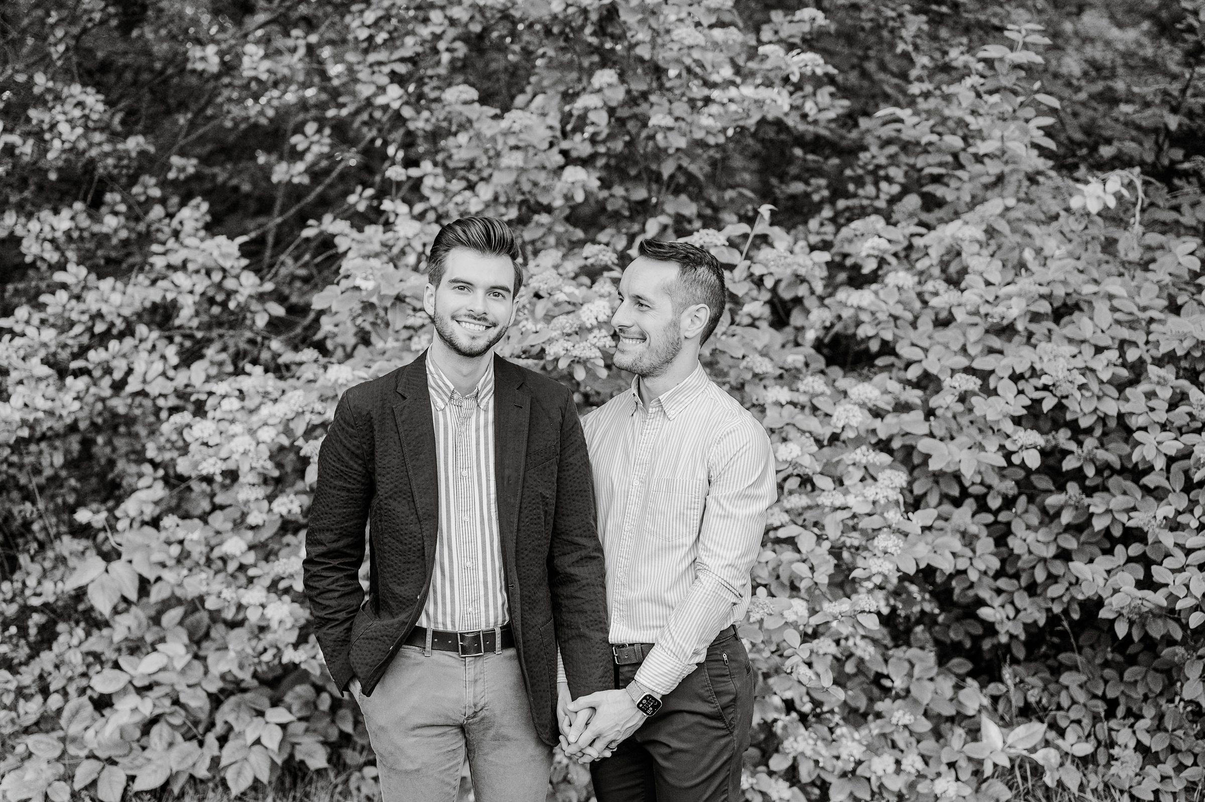 Summer Brookside Gardens Engagement Session in Wheaton, Maryland photographed by Baltimore Wedding Photographer Cait Kramer.