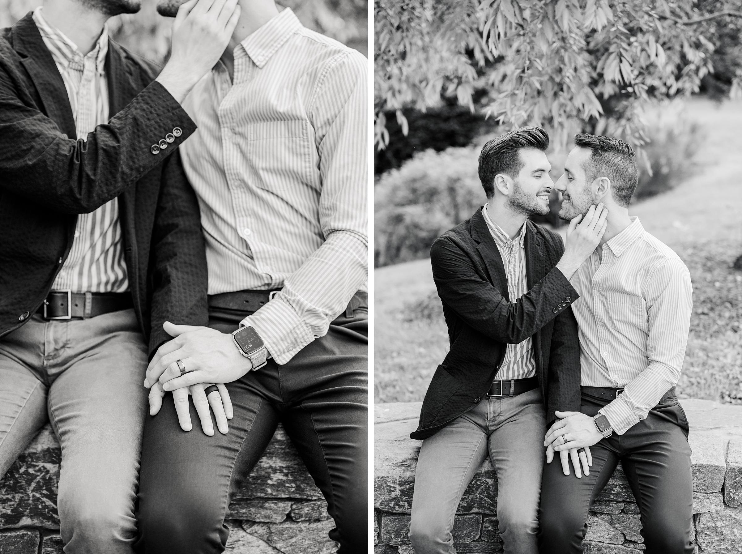 Summer Brookside Gardens Engagement Session in Wheaton, Maryland photographed by Baltimore Wedding Photographer Cait Kramer.
