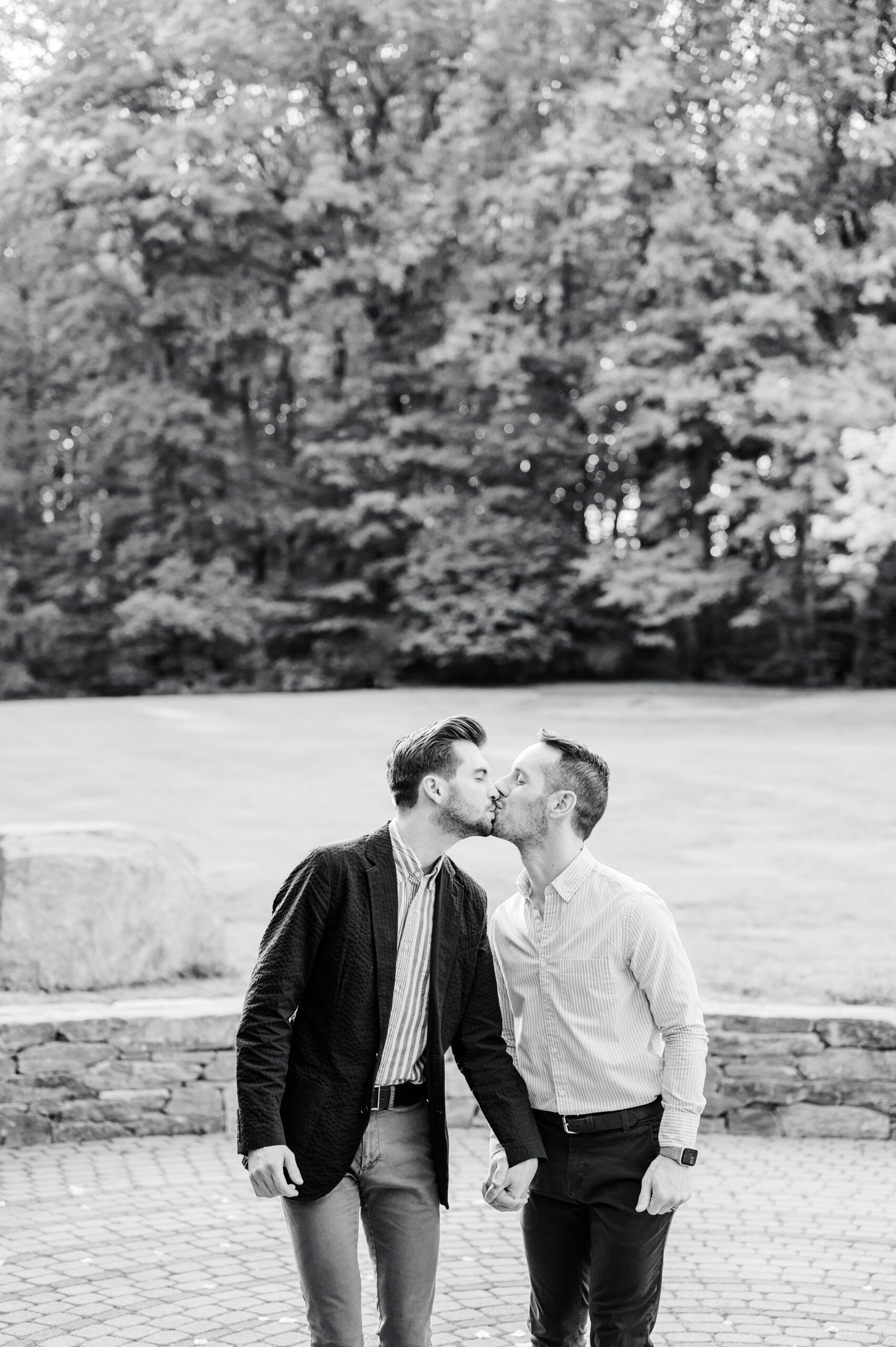 Summer Brookside Gardens Engagement Session in Wheaton, Maryland photographed by Baltimore Wedding Photographer Cait Kramer.
