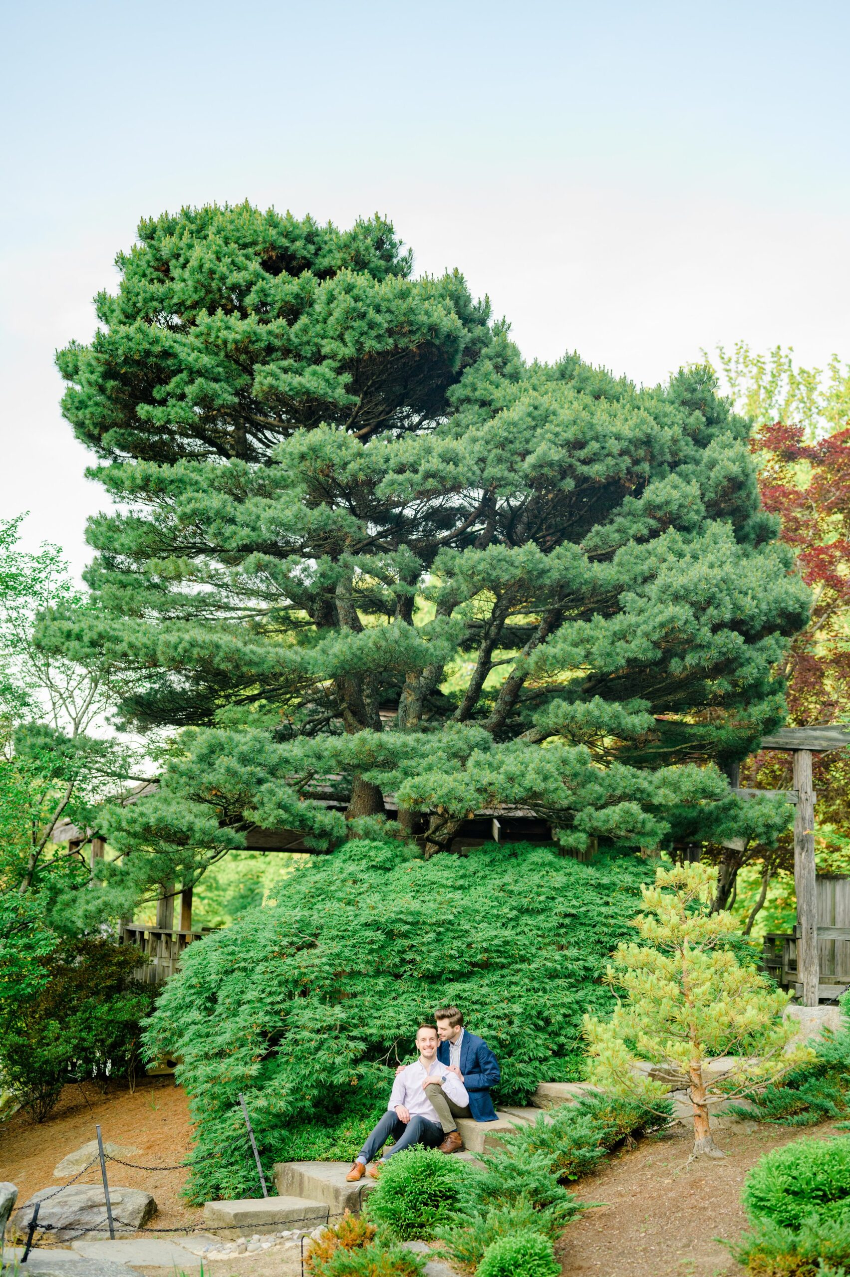 Summer Brookside Gardens Engagement Session in Wheaton, Maryland photographed by Baltimore Wedding Photographer Cait Kramer.