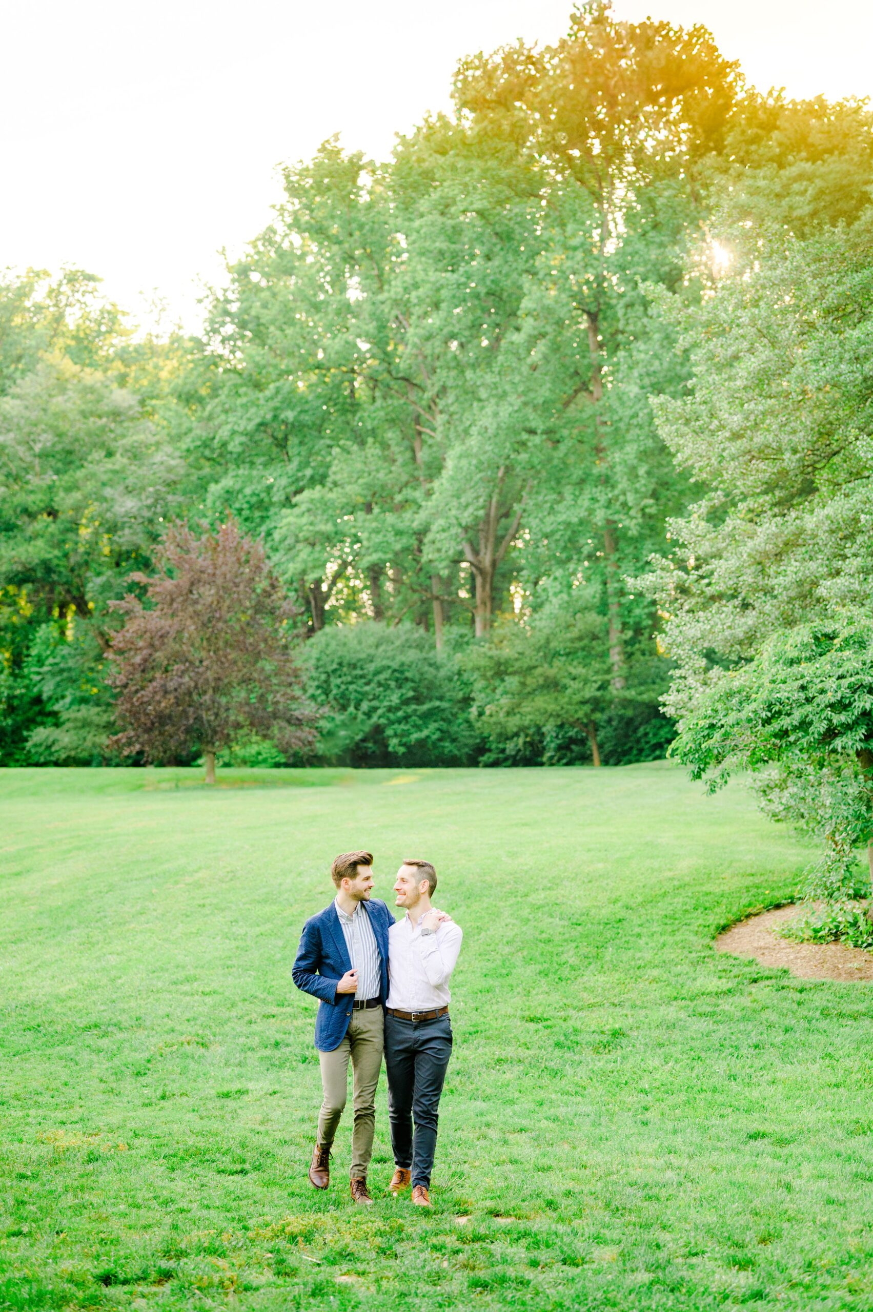 Summer Brookside Gardens Engagement Session in Wheaton, Maryland photographed by Baltimore Wedding Photographer Cait Kramer.