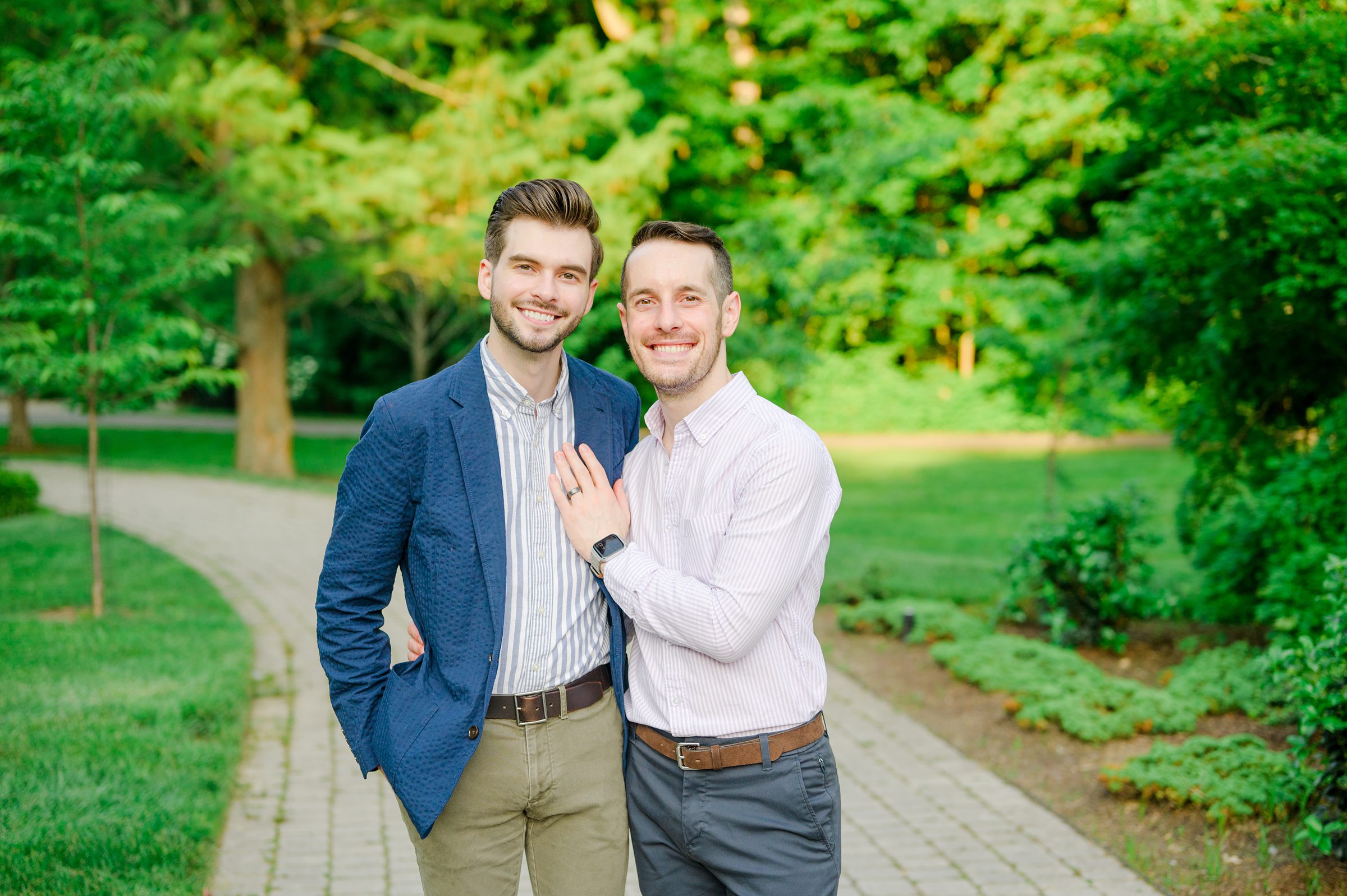 Summer Brookside Gardens Engagement Session in Wheaton, Maryland photographed by Baltimore Wedding Photographer Cait Kramer.