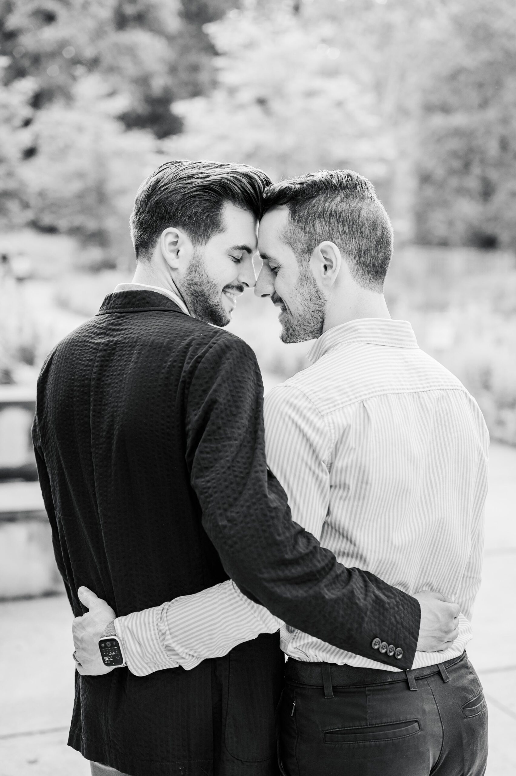 Summer Brookside Gardens Engagement Session in Wheaton, Maryland photographed by Baltimore Wedding Photographer Cait Kramer.