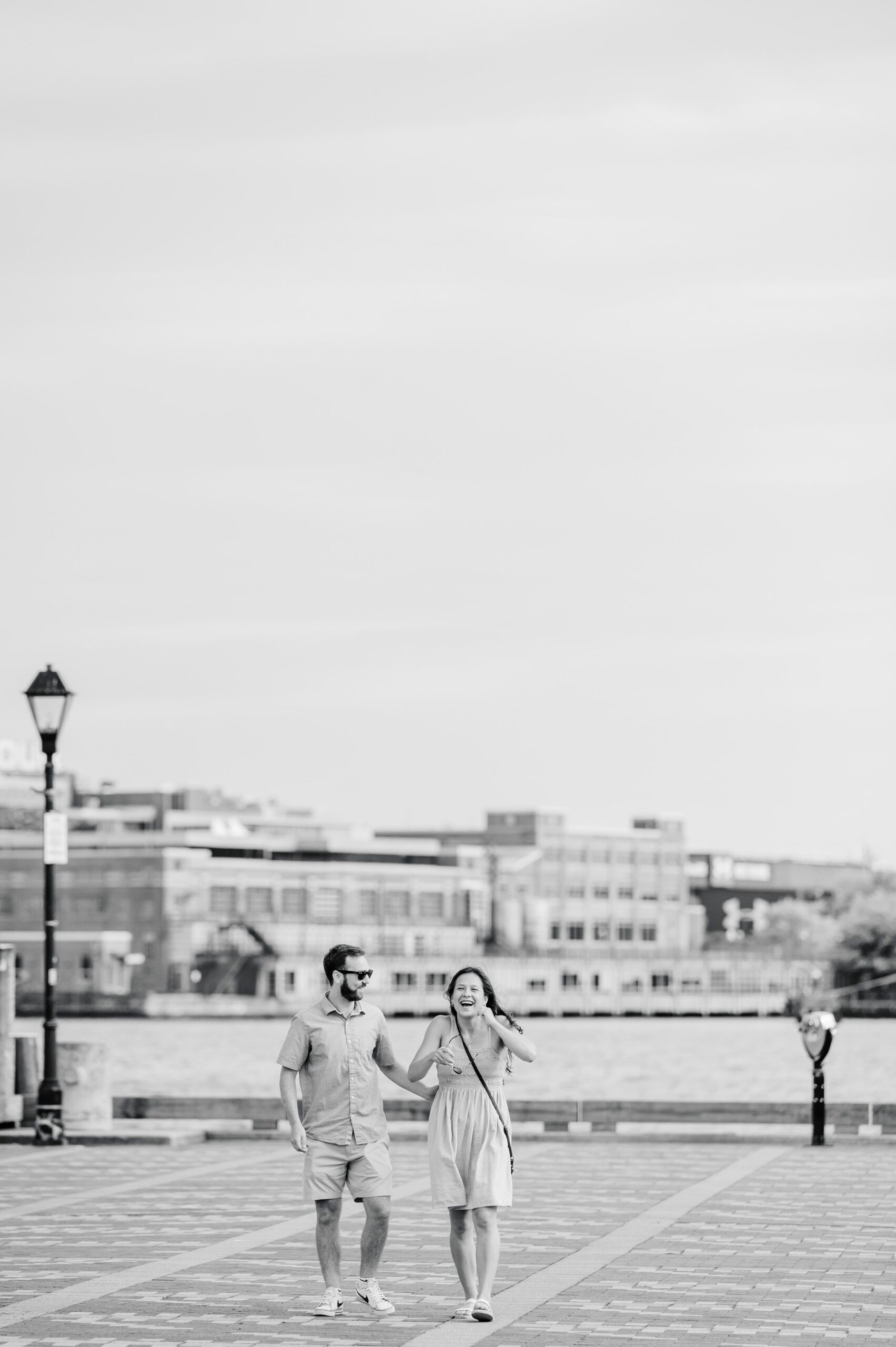 Surprise Proposal in Fells Point, Maryland photographed by Baltimore Wedding Photographer Cait Kramer.