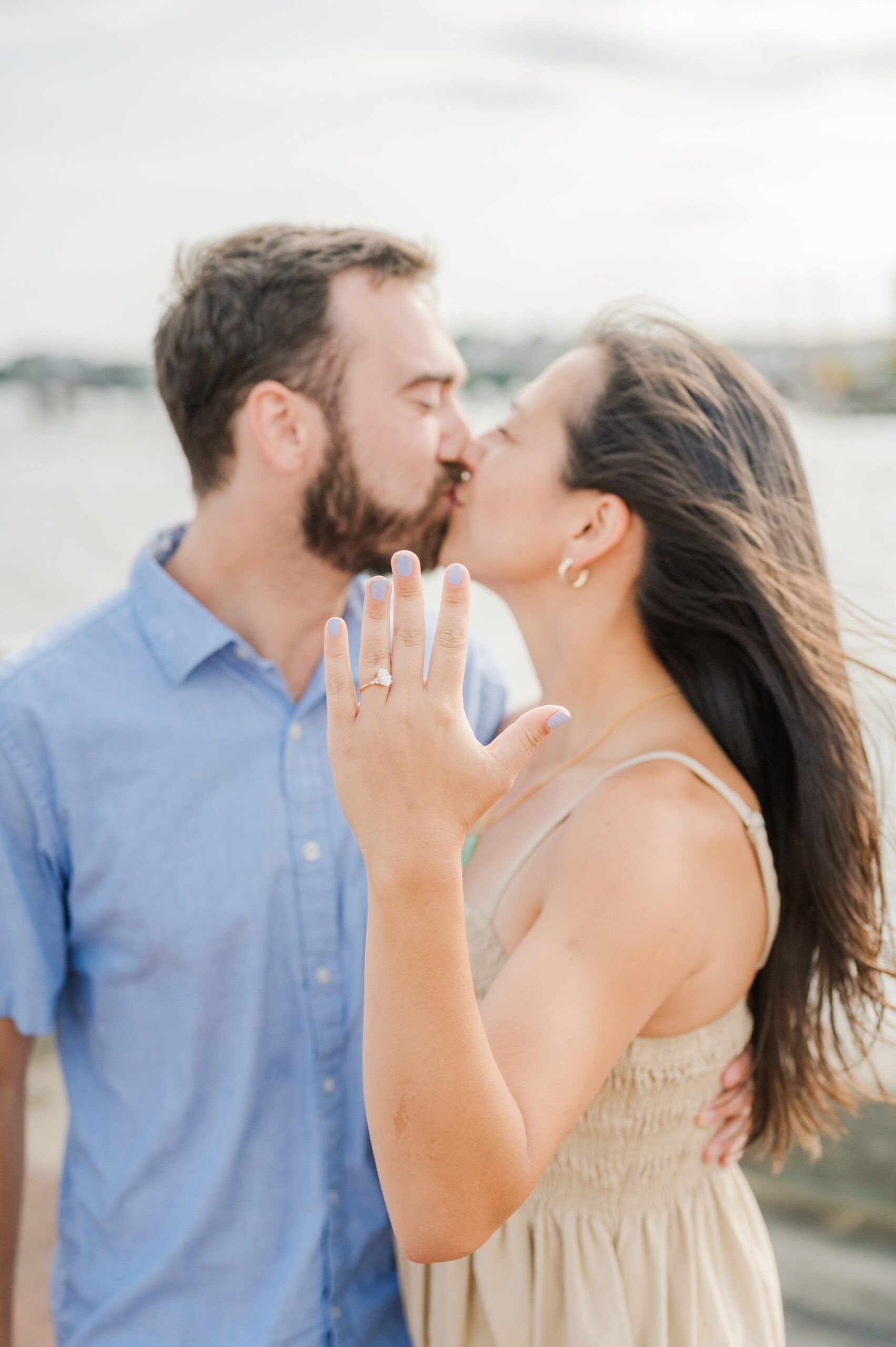 Surprise Proposal in Fells Point, Maryland photographed by Baltimore Wedding Photographer Cait Kramer.
