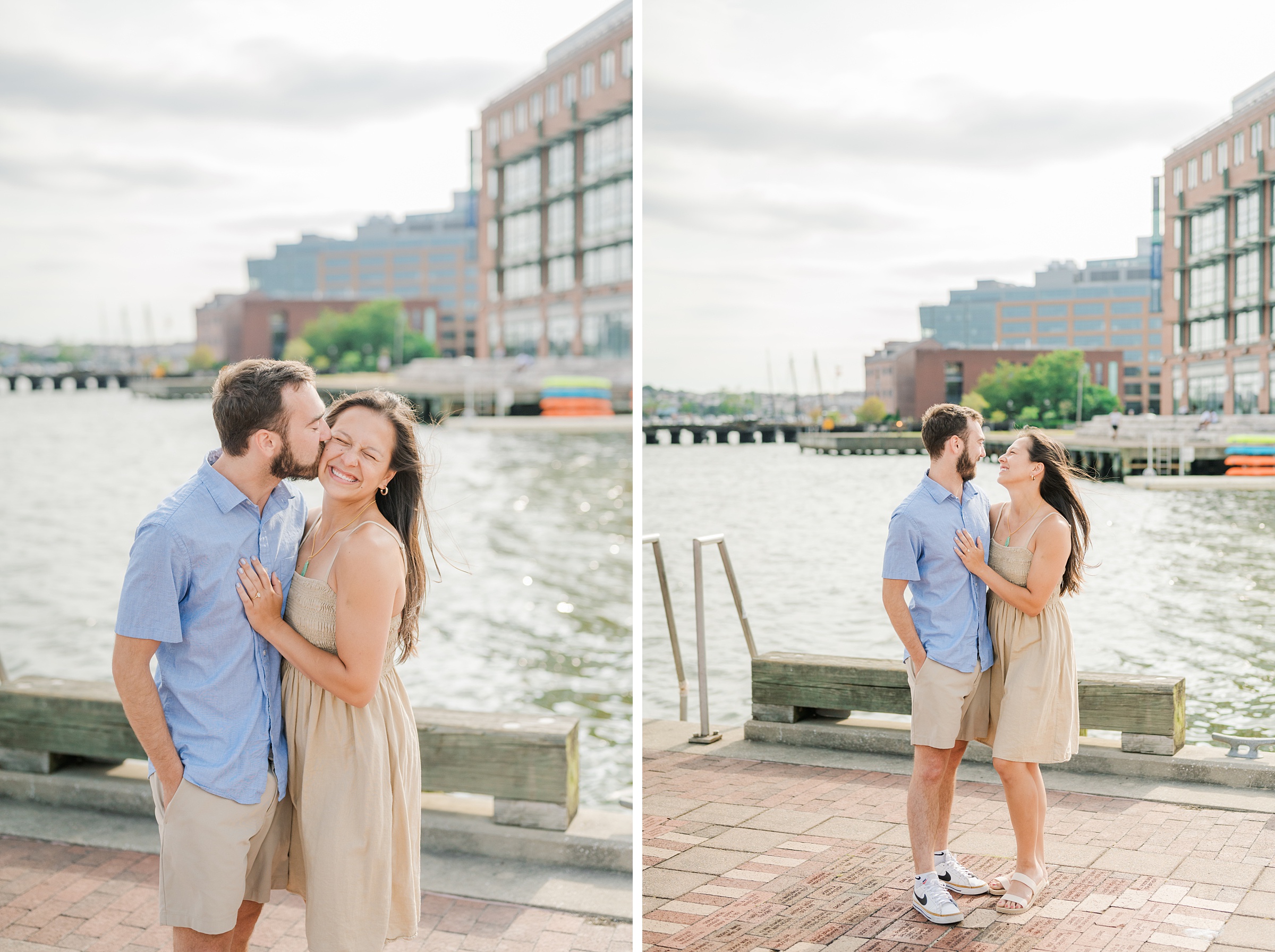 Surprise Proposal in Fells Point, Maryland photographed by Baltimore Wedding Photographer Cait Kramer.