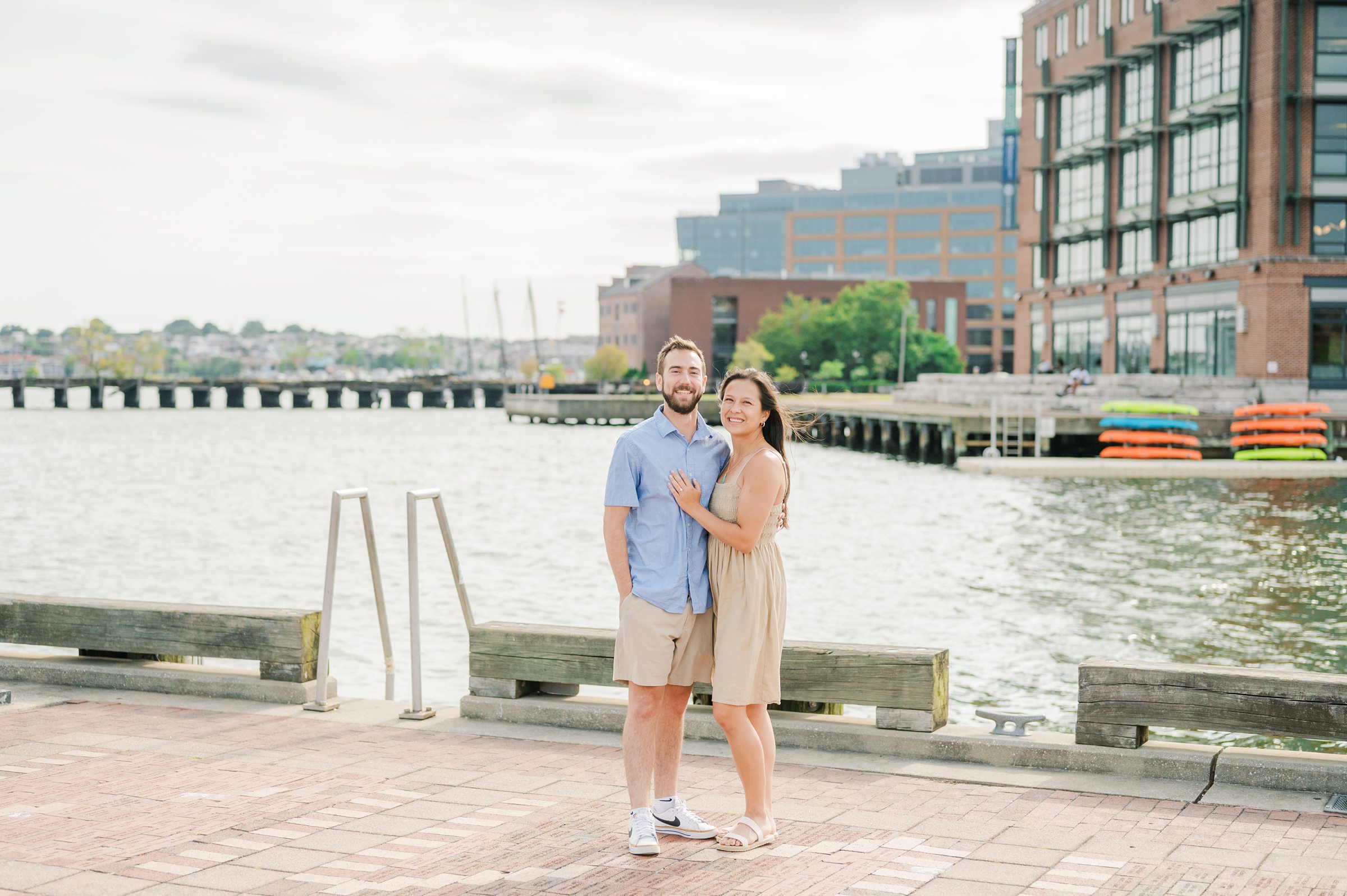 Surprise Proposal in Fells Point, Maryland photographed by Baltimore Wedding Photographer Cait Kramer.