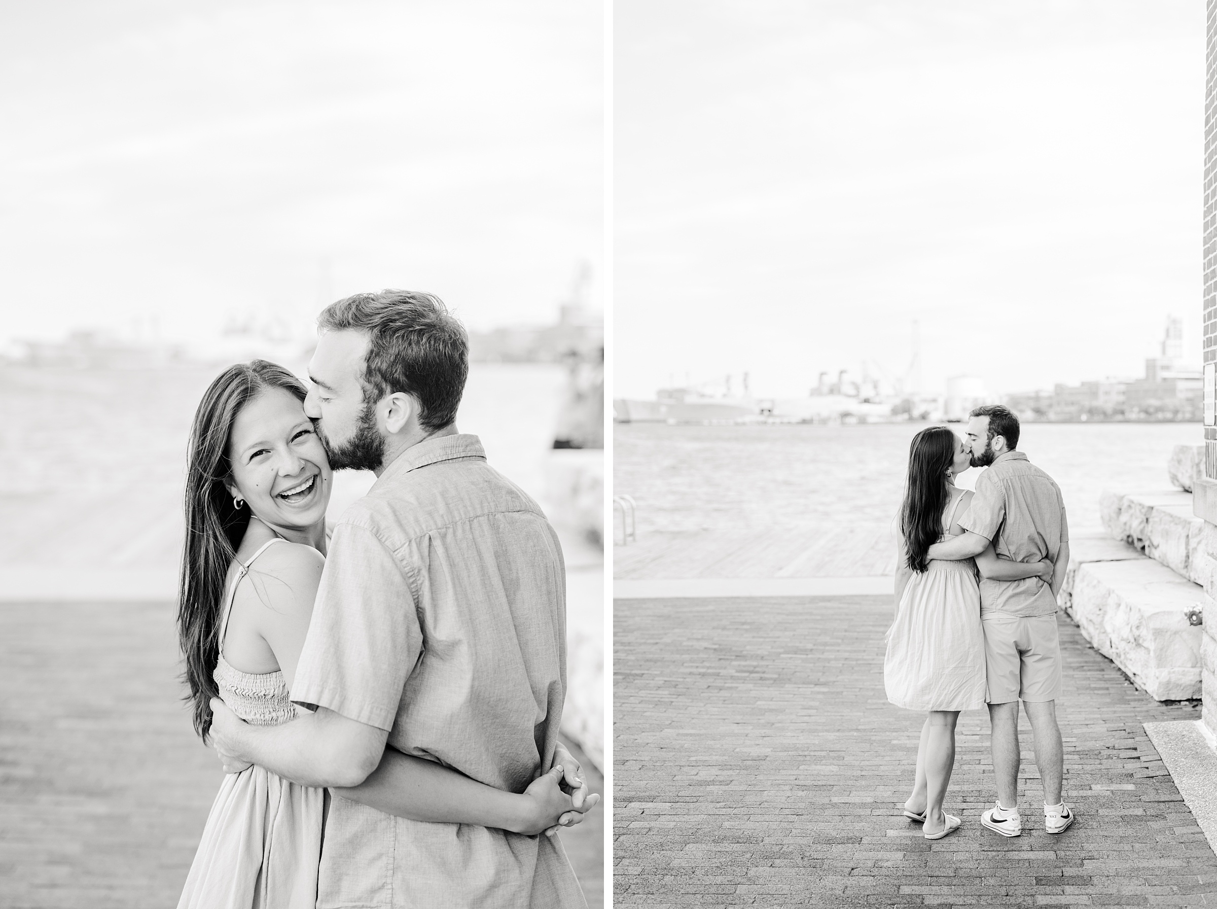 Surprise Proposal in Fells Point, Maryland photographed by Baltimore Wedding Photographer Cait Kramer.