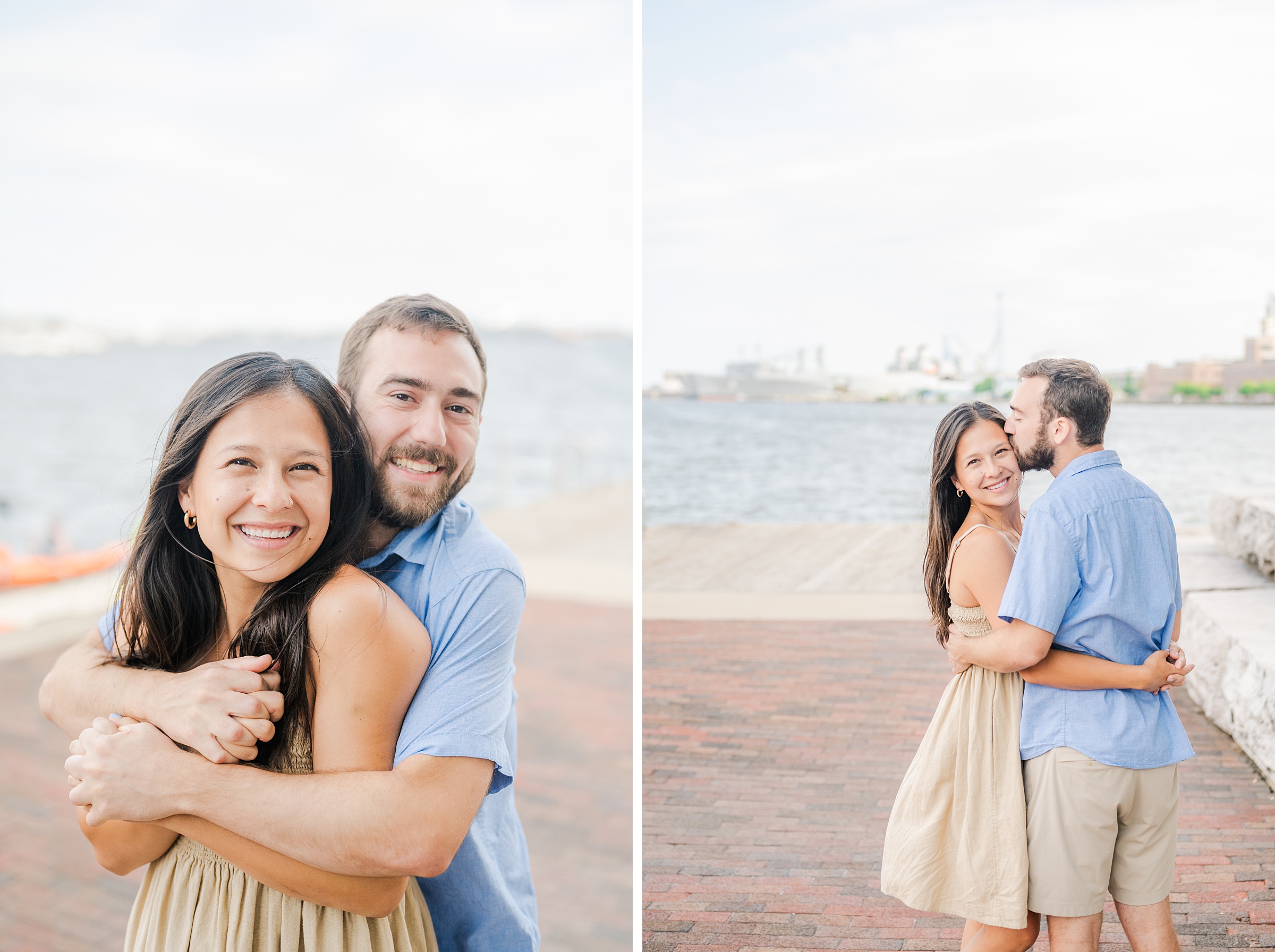 Surprise Proposal in Fells Point, Maryland photographed by Baltimore Wedding Photographer Cait Kramer.