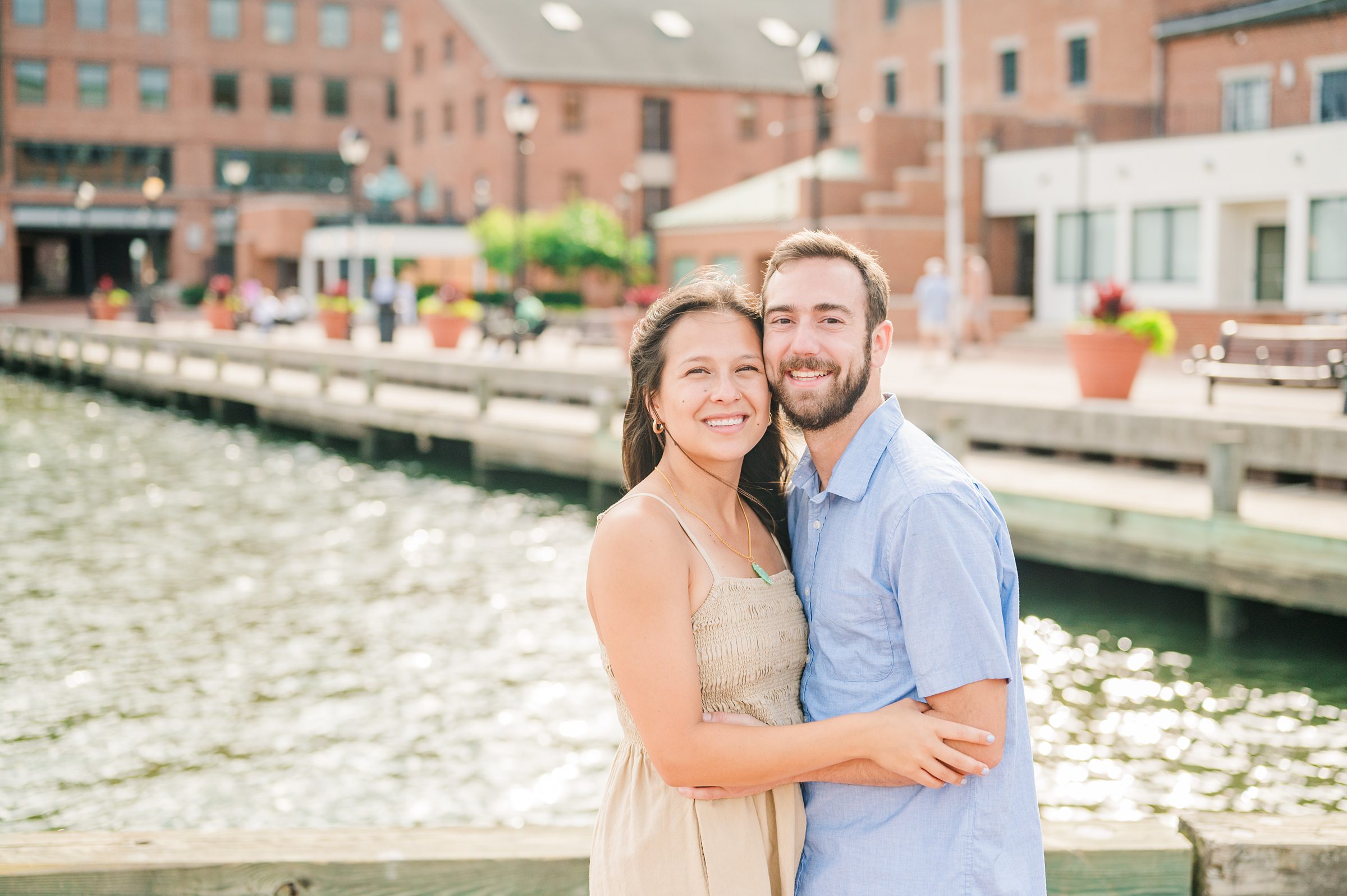 Surprise Proposal in Fells Point, Maryland photographed by Baltimore Wedding Photographer Cait Kramer.